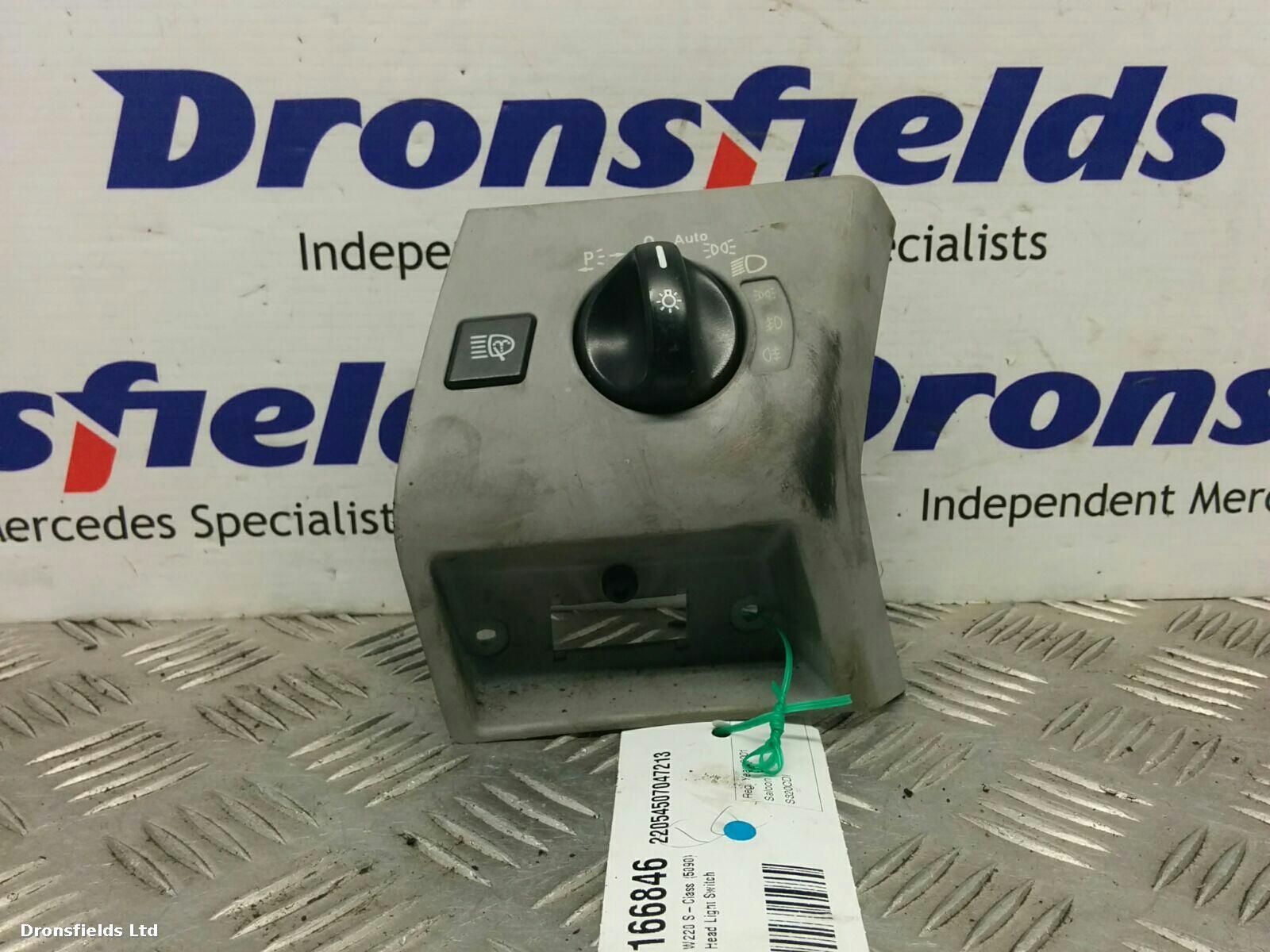 View Auto part Headlight Switch Mercedes S Class 2001