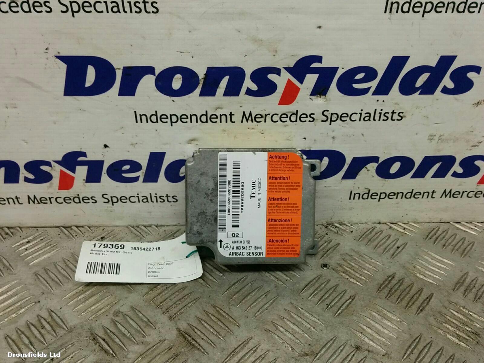 View Auto part ECU Mercedes M Class 2002