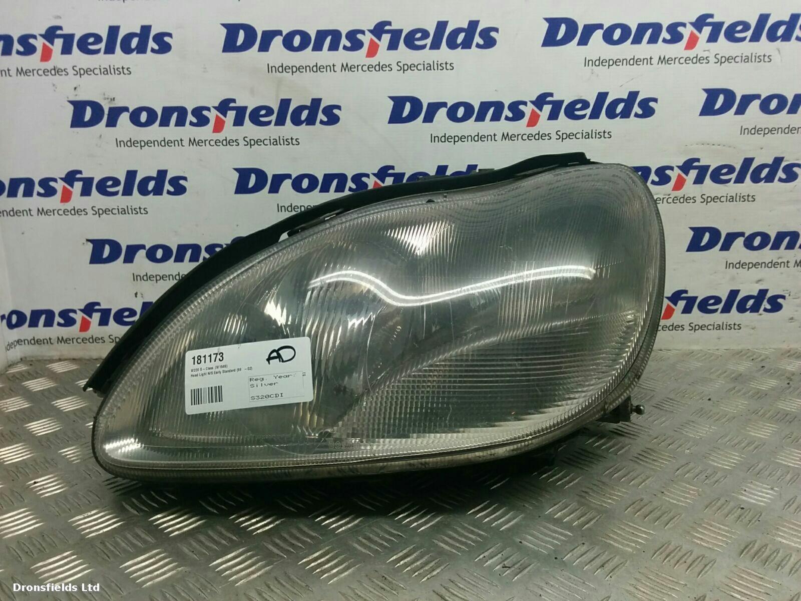 View Auto part L Headlamp Mercedes S Class 2001