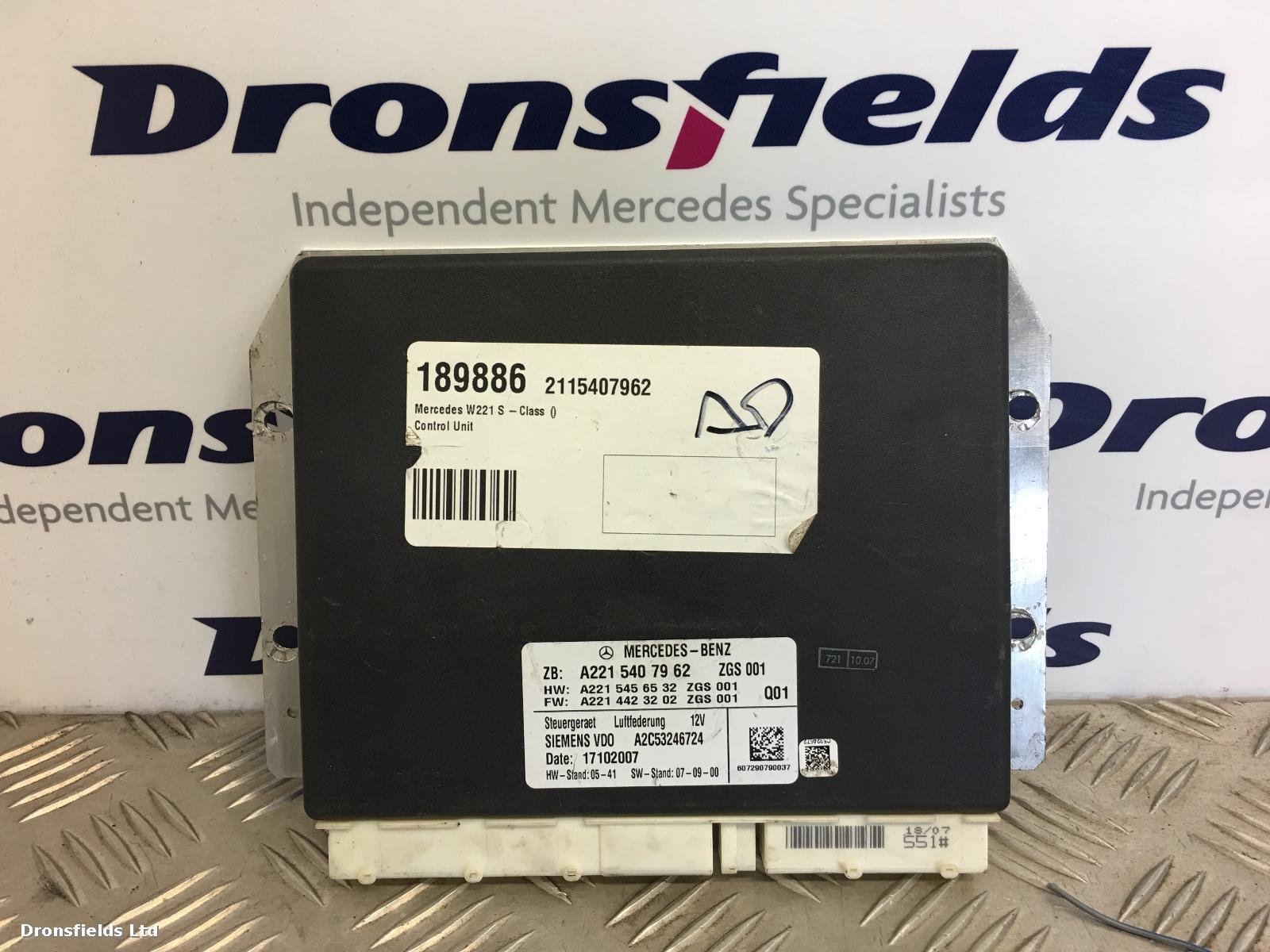 View Auto part ECU Mercedes S Class 2008