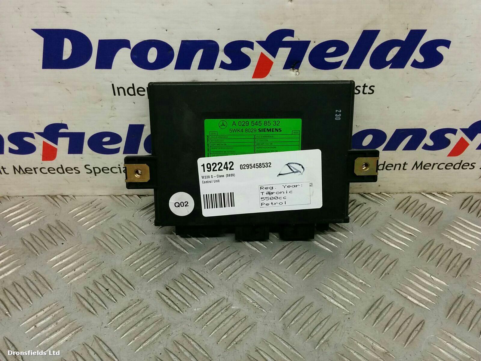 View Auto part ECU Mercedes S Class 2000