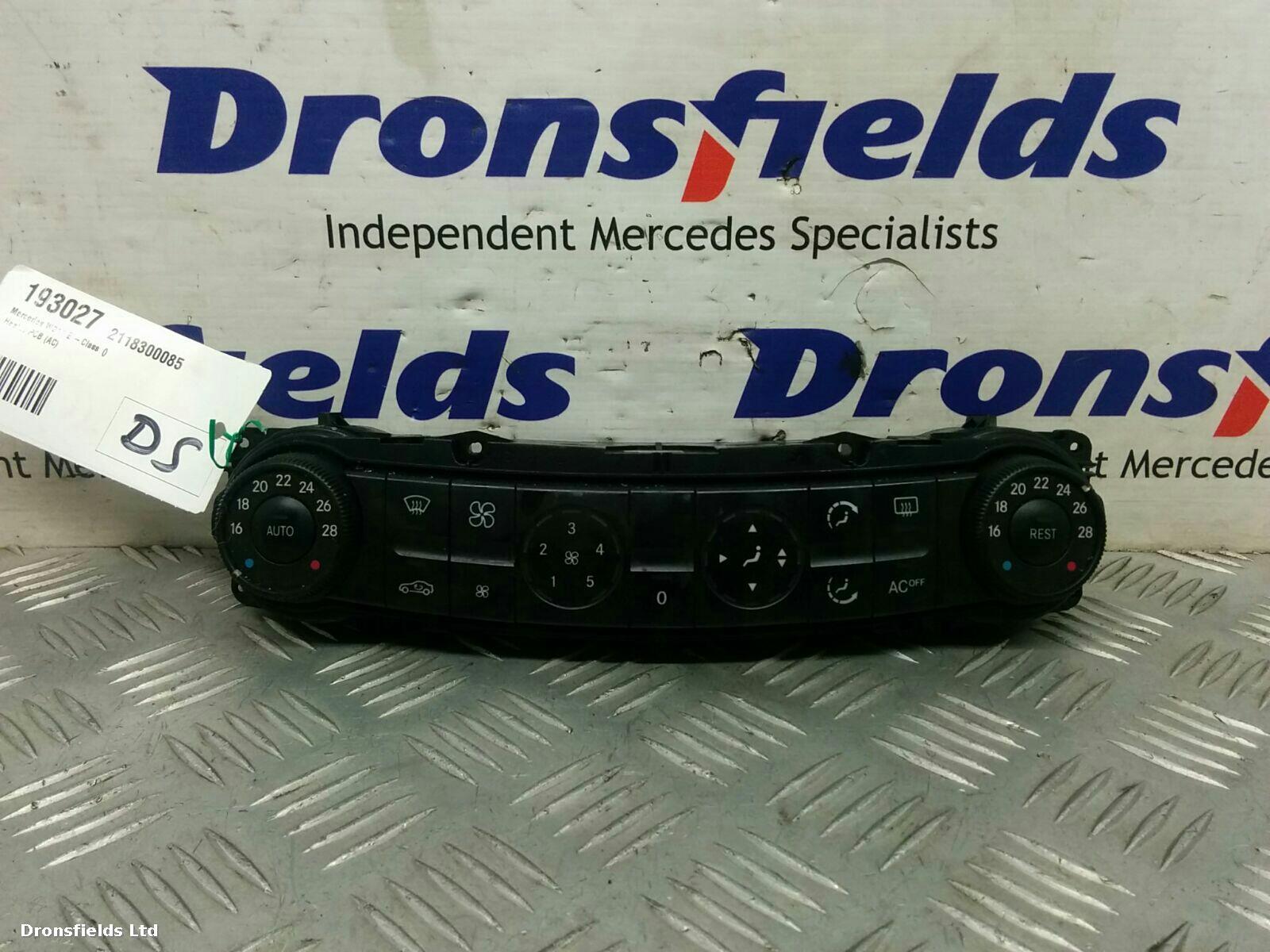 View Auto part Heater/AC Controller Mercedes E Class 2006