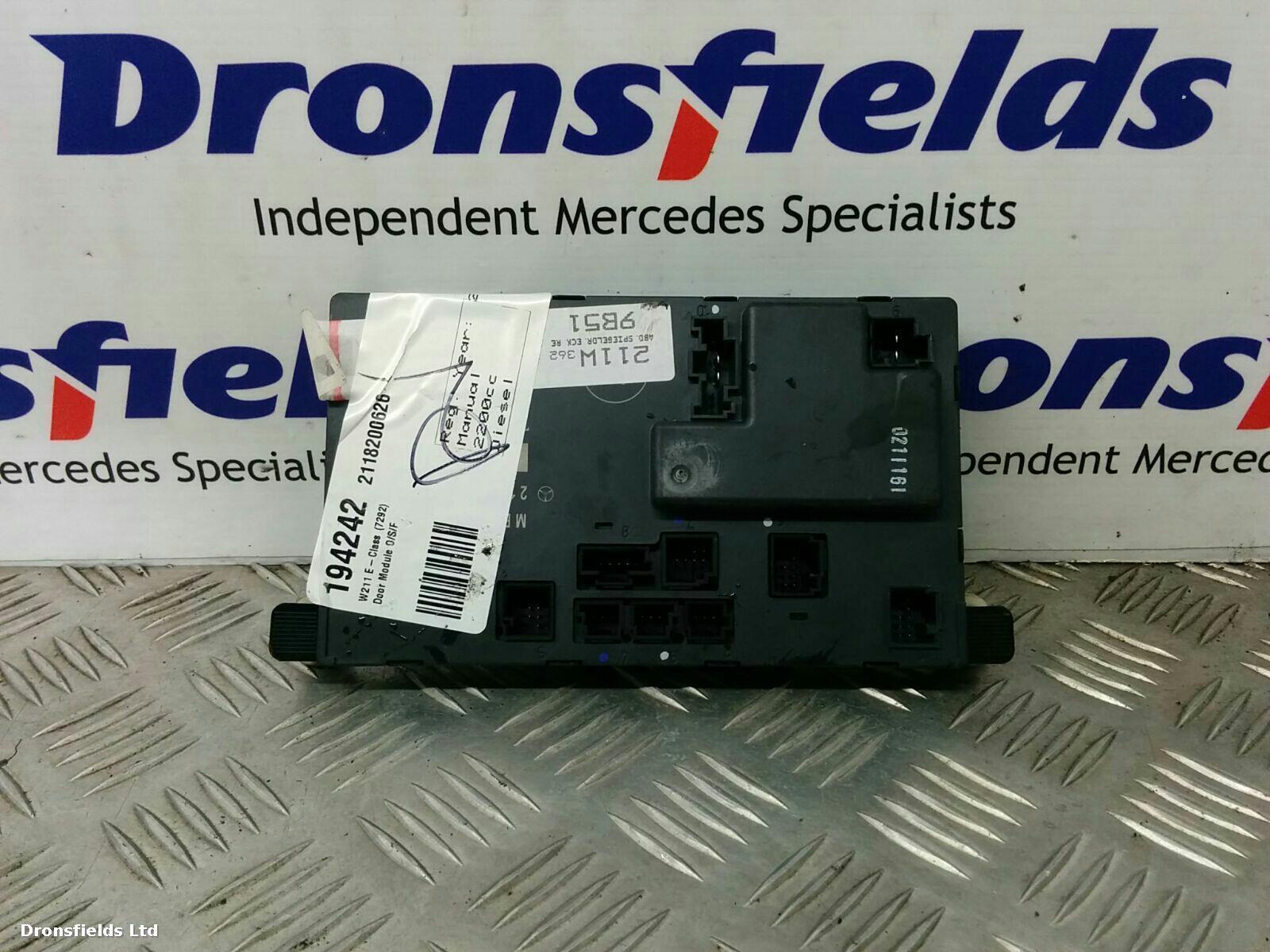 View Auto part ECU Mercedes E Class 2002