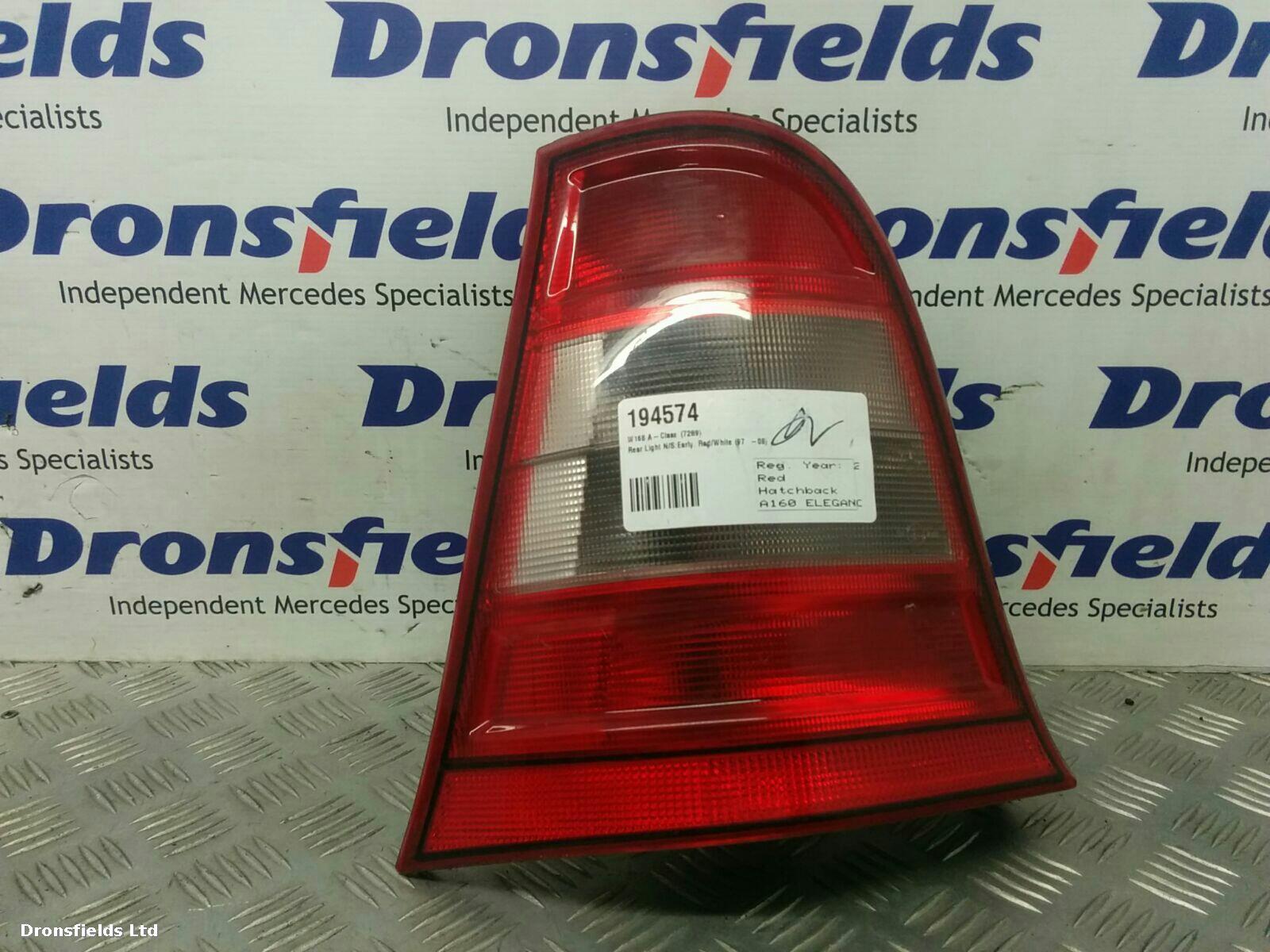 View Auto part L Taillight Mercedes A Class 2000