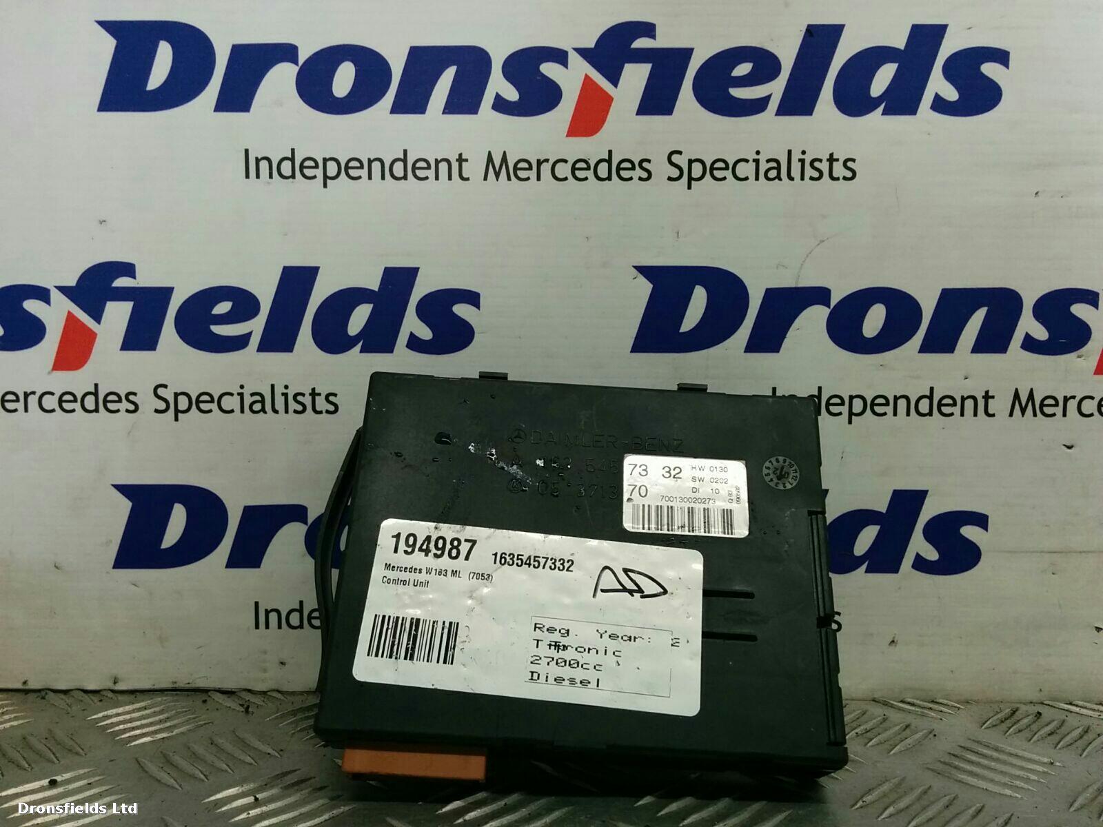 View Auto part ECU Mercedes M Class 2002