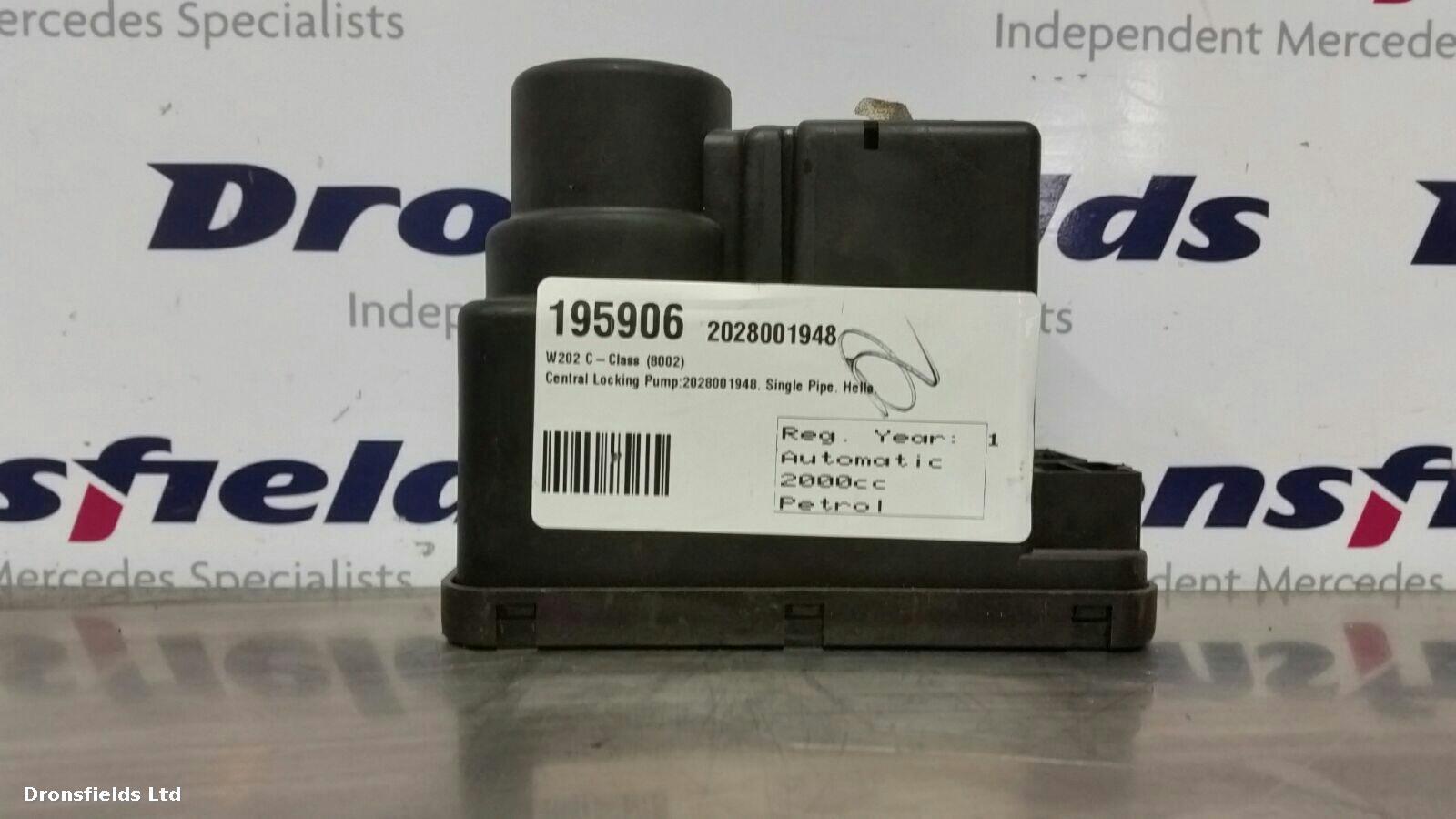 View Auto part Central Locking Vacuum Pump Mercedes C Class 1996