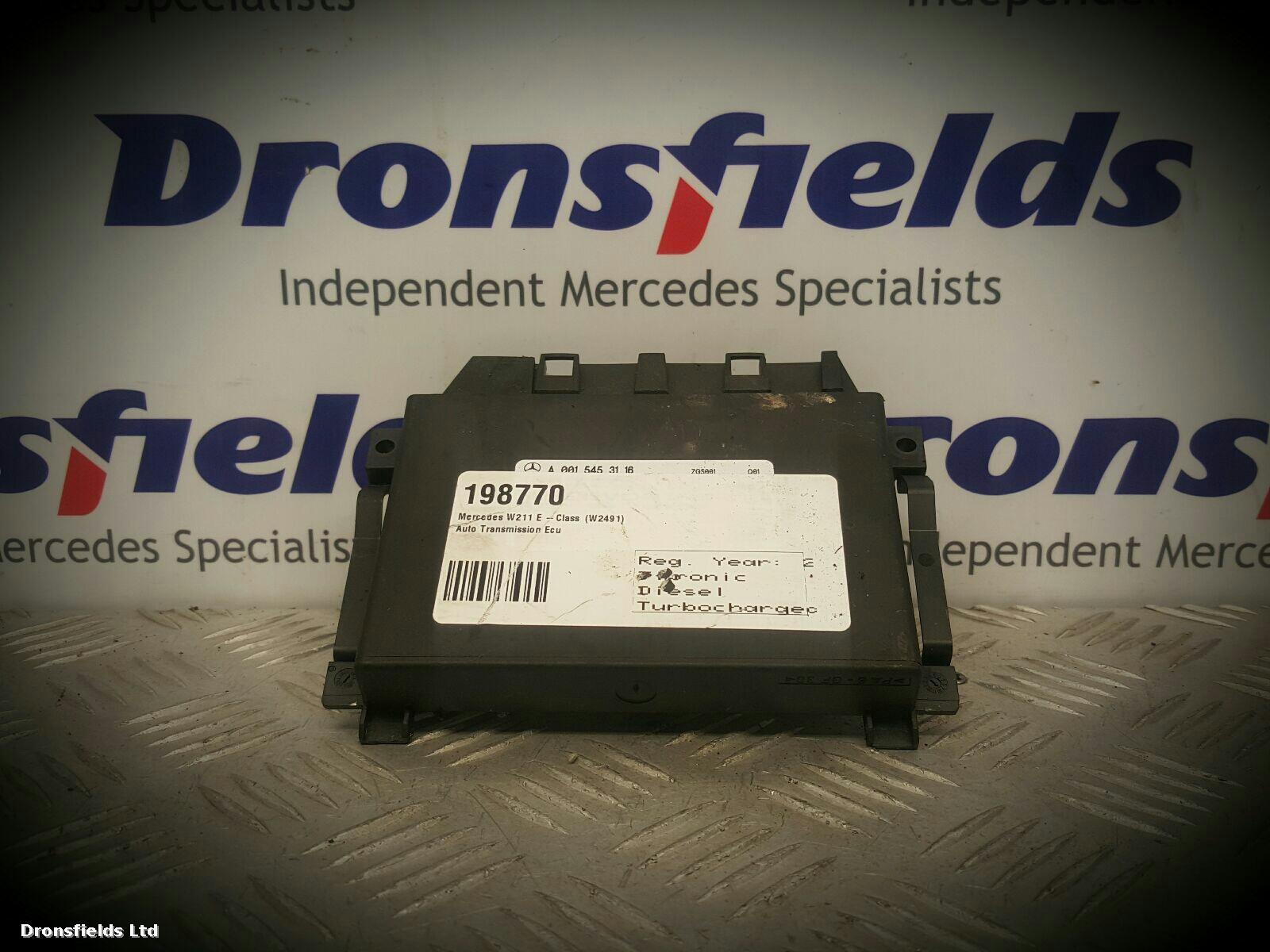 View Auto part ECU Mercedes E Class 2009