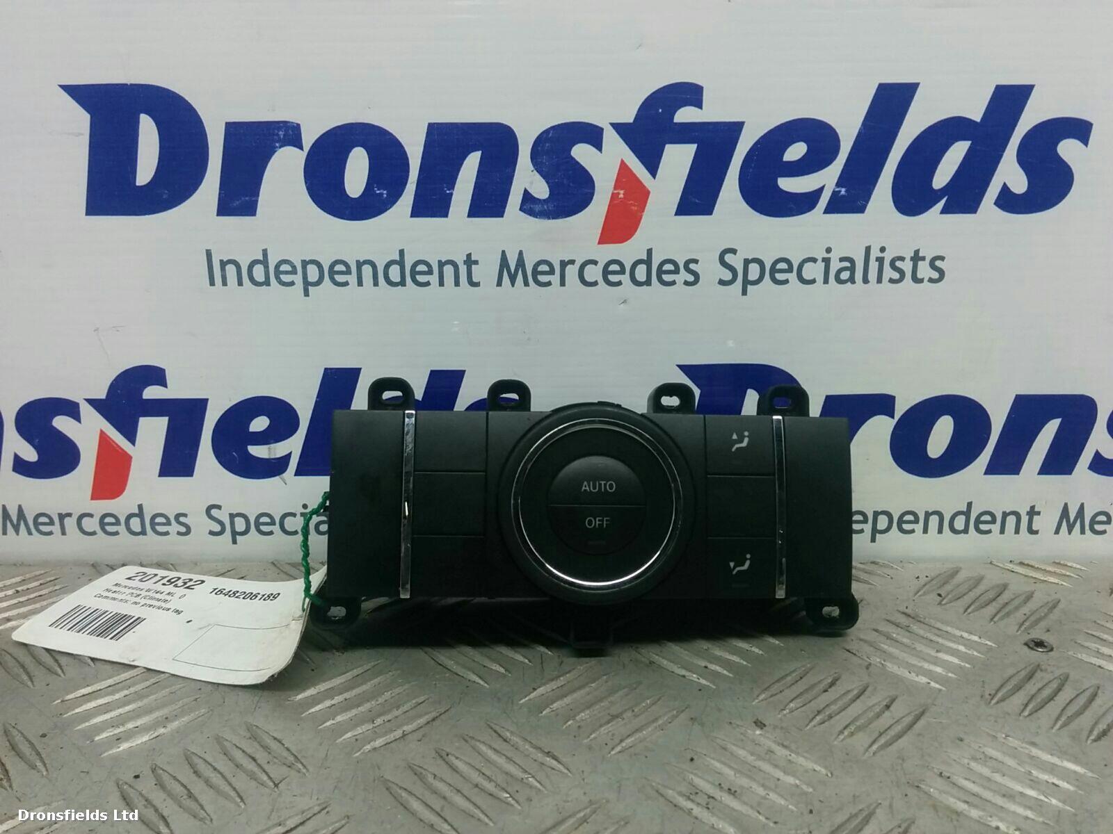 View Auto part Heater/AC Controller Mercedes M Class 2007