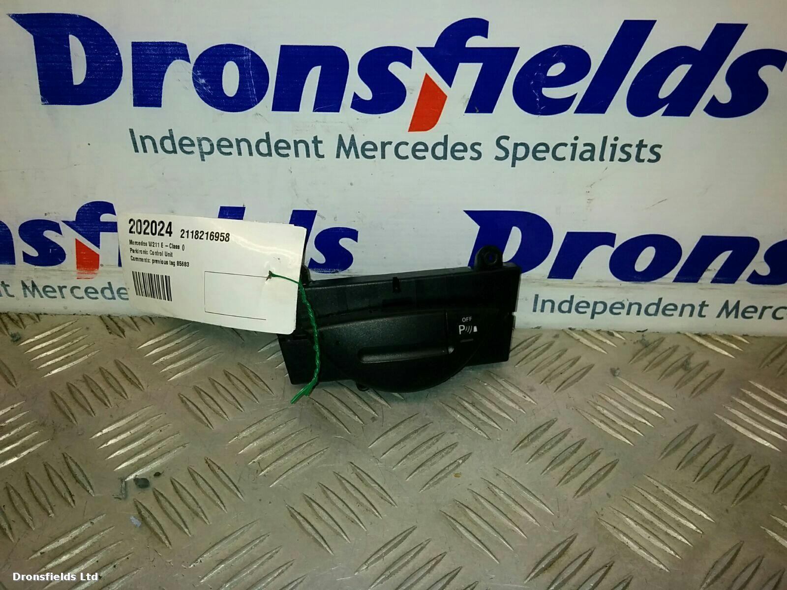 View Auto part Misc Switch Mercedes E Class 2007