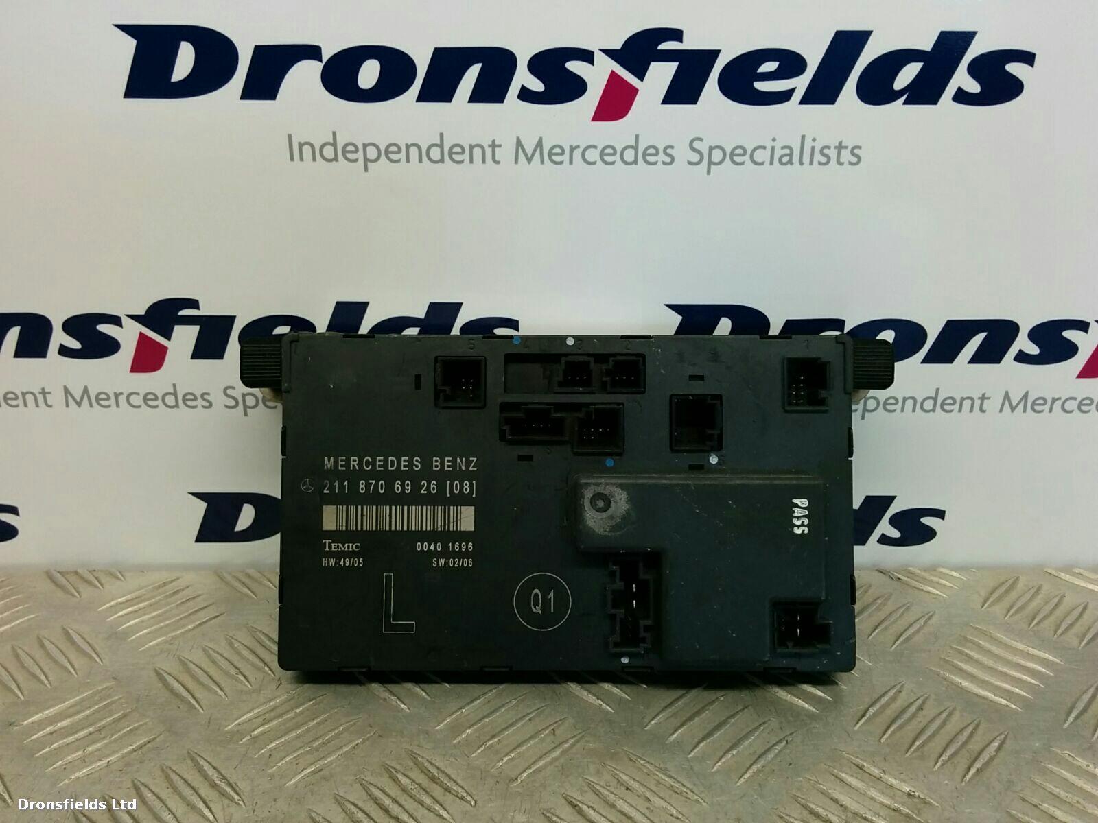 View Auto part ECU Mercedes E Class 2007