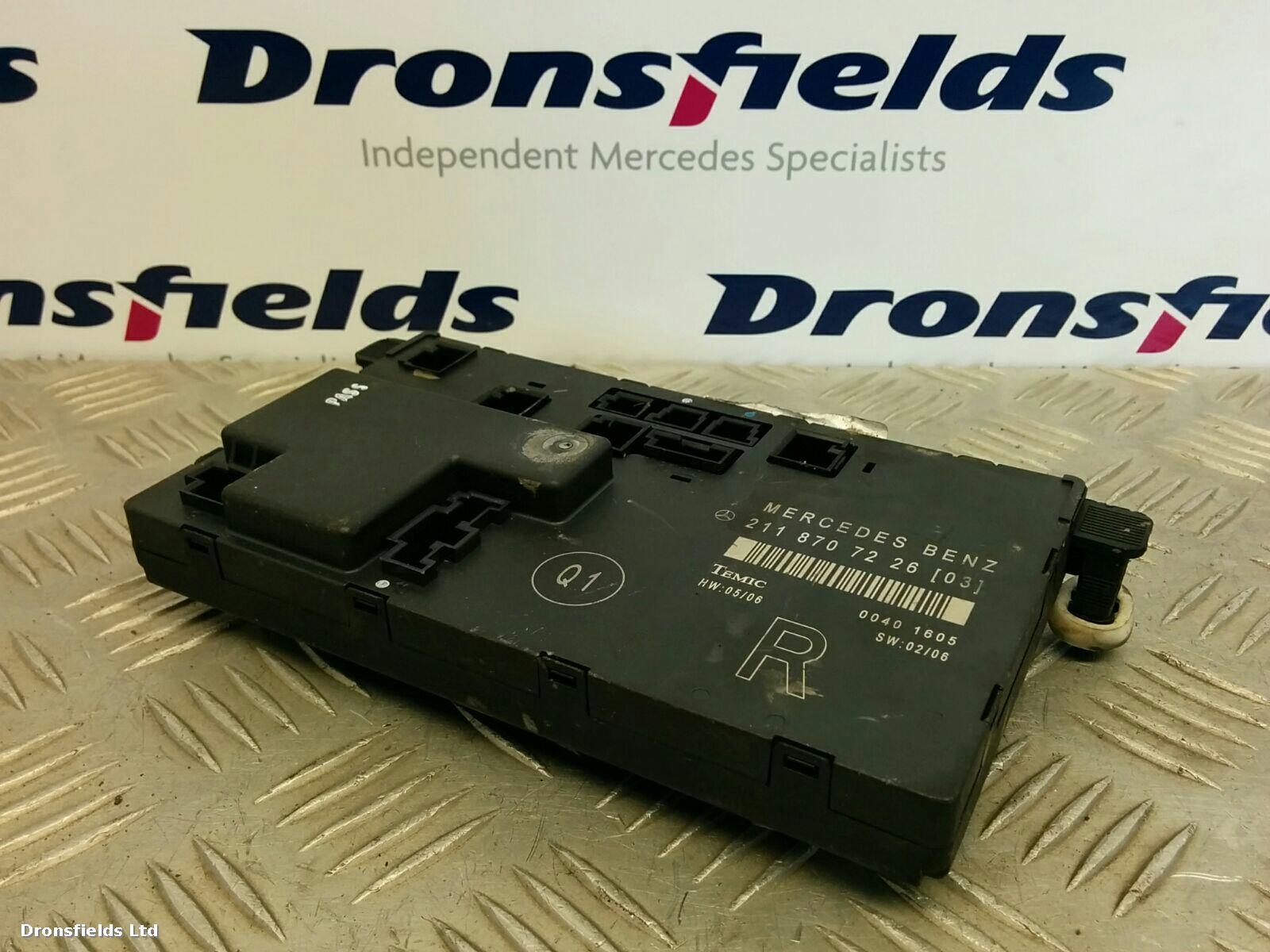 View Auto part ECU Mercedes E Class 2007