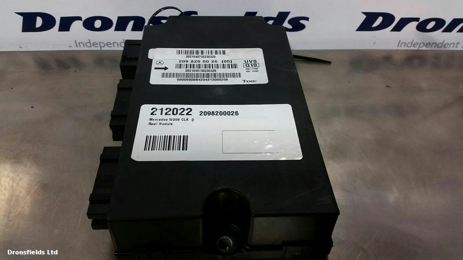 View Auto part Misc. Relay Mercedes Clk 2007