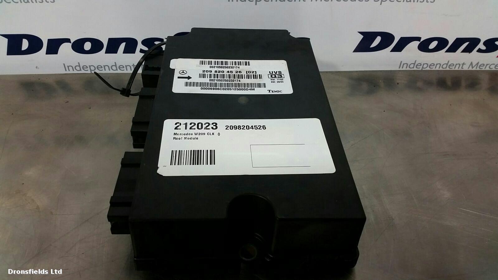 View Auto part Misc. Relay Mercedes Clk 2007