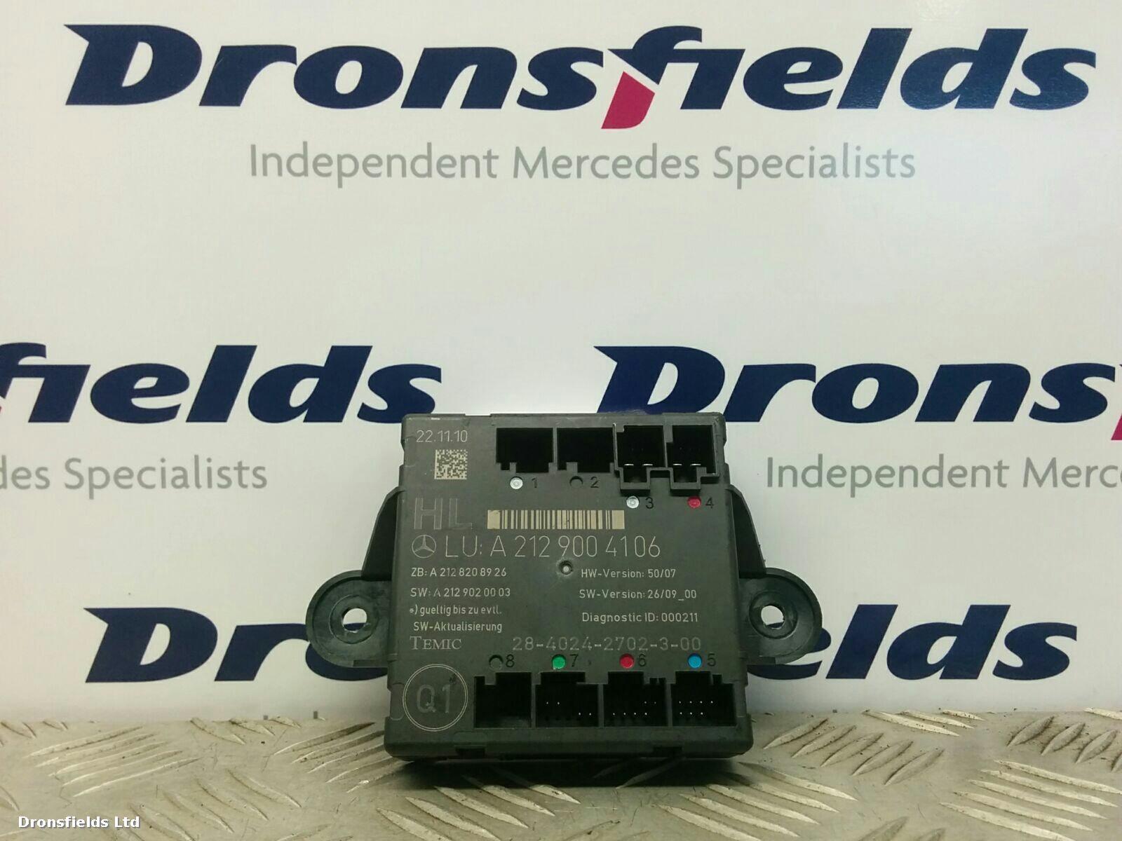 View Auto part ECU Mercedes C Class 2011
