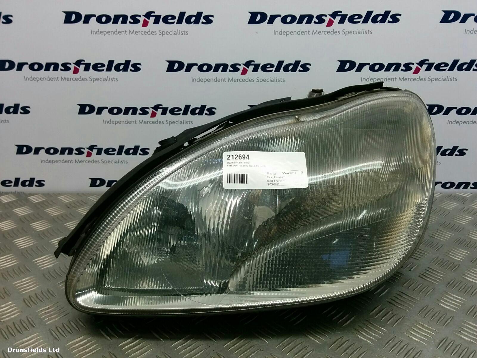 View Auto part L Headlamp Mercedes S Class 2000