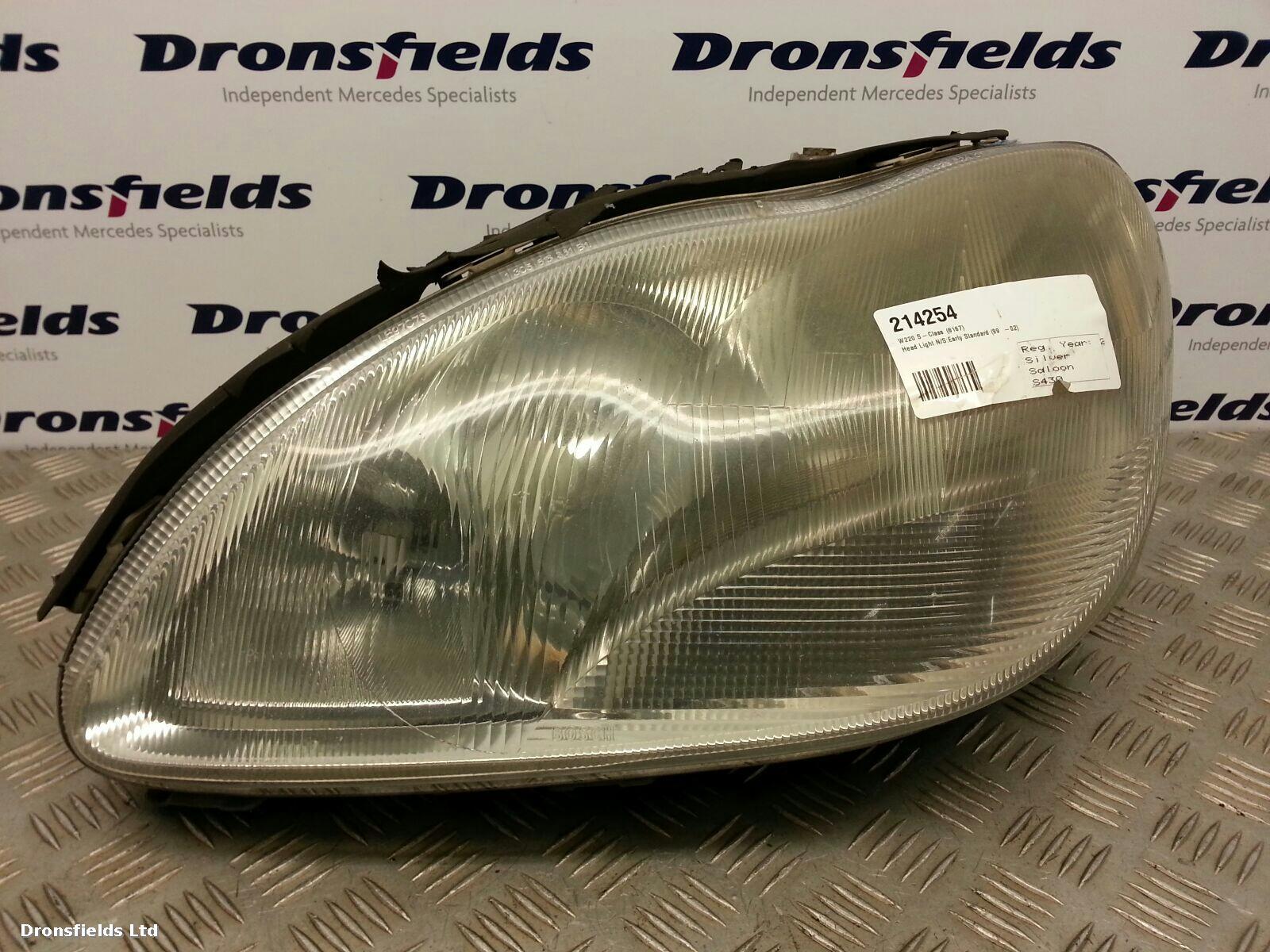 View Auto part L Headlamp Mercedes S Class 2000