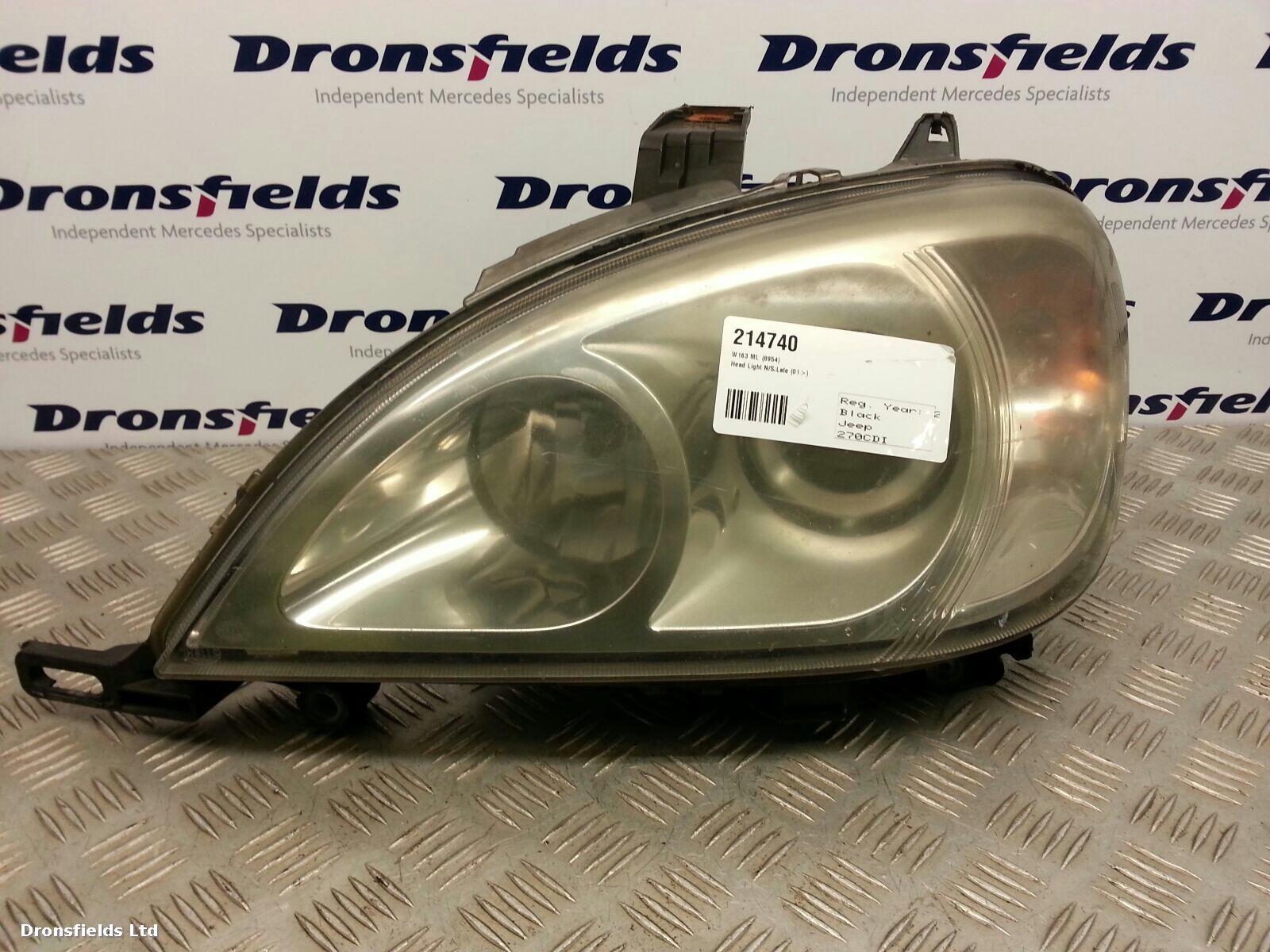 View Auto part L Headlamp Mercedes M Class 2003