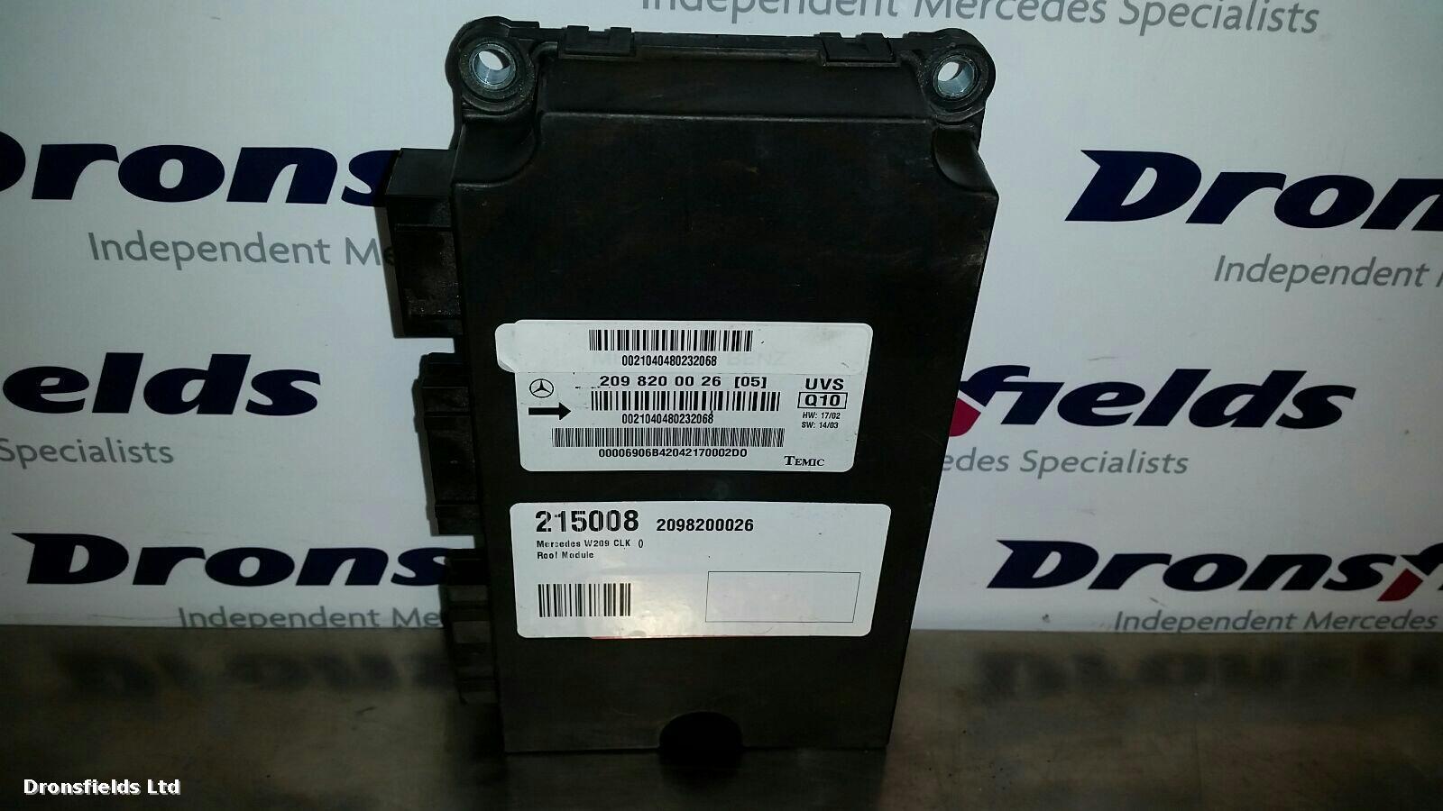 View Auto part Misc. Relay Mercedes Clk 2007