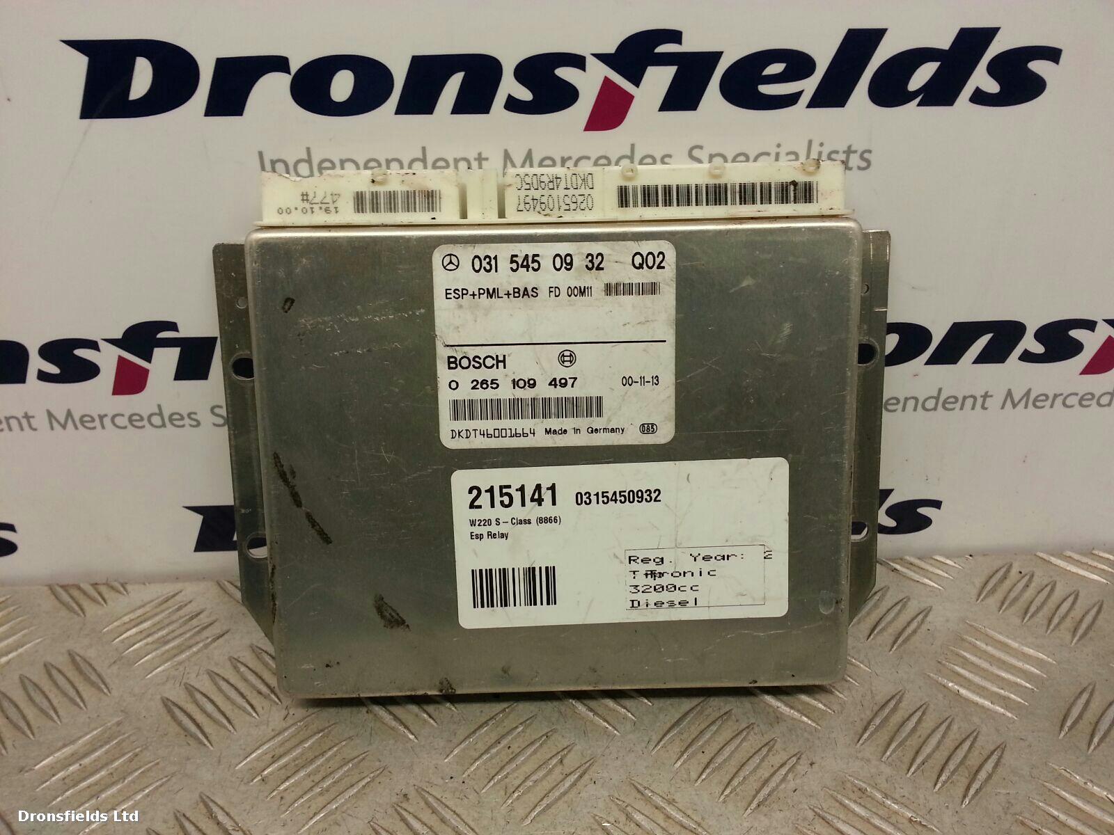 View Auto part Misc. Relay Mercedes S Class 2001