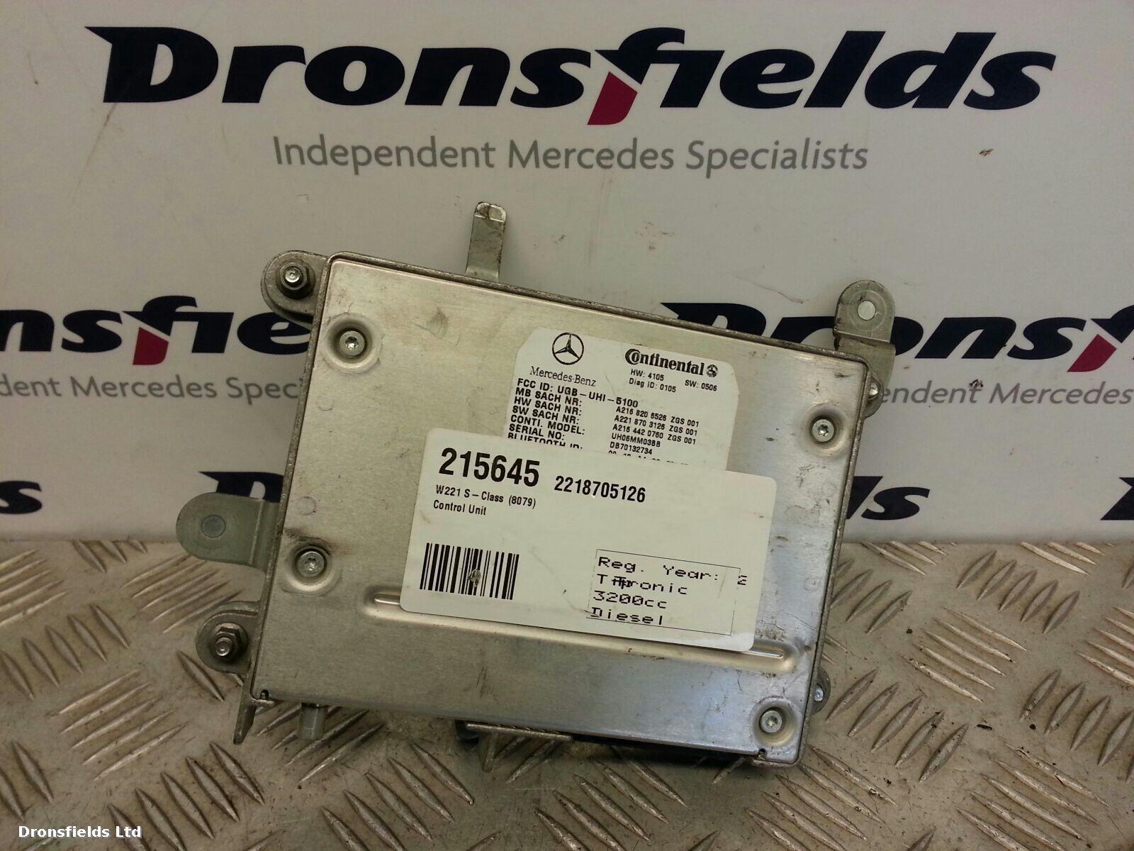 View Auto part ECU Mercedes S Class 2007