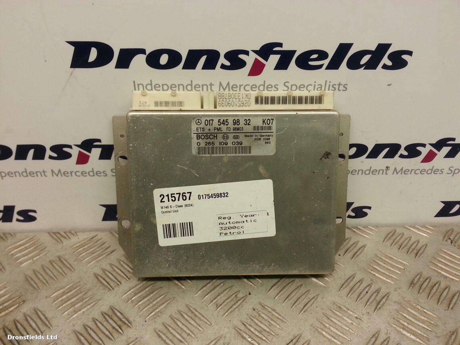 View Auto part ECU Mercedes S Class 1996