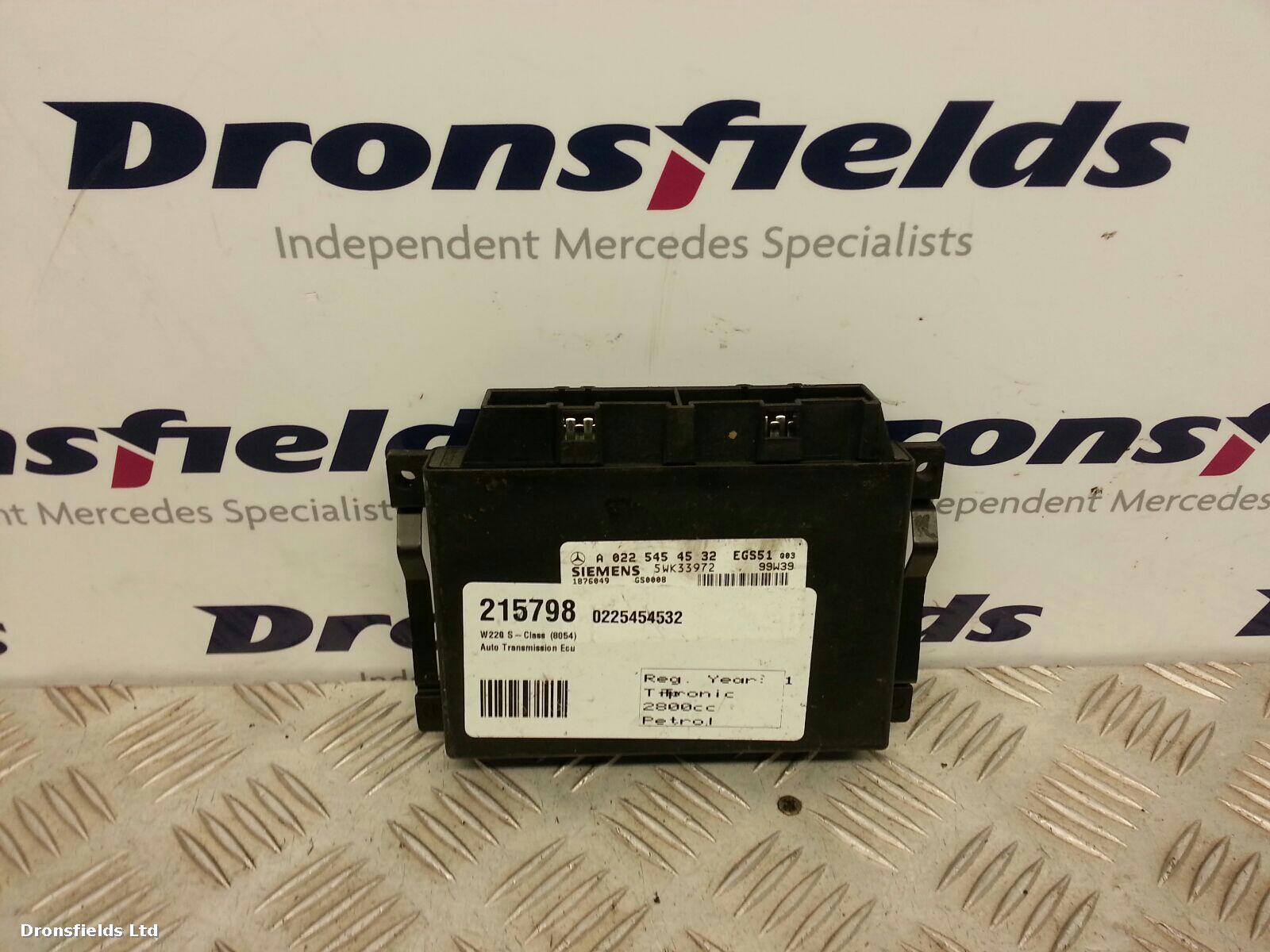 View Auto part ECU Mercedes S Class 1999