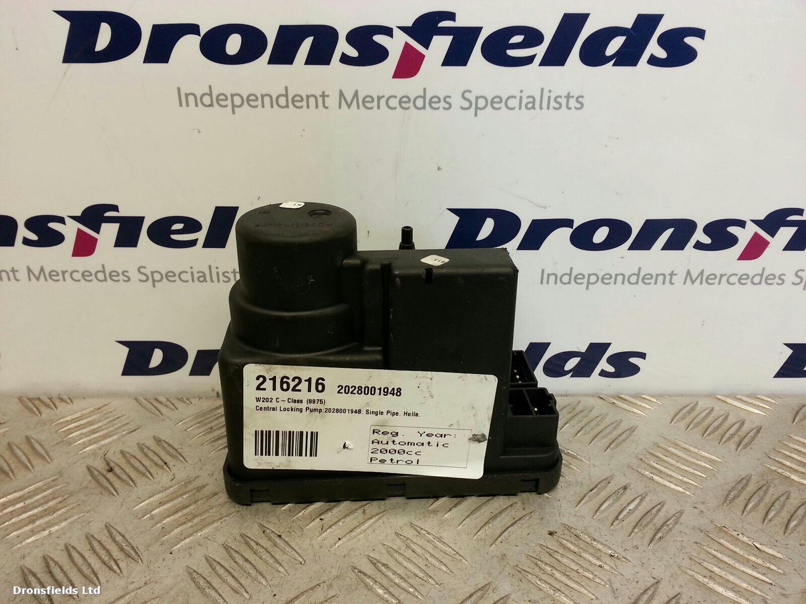 View Auto part Central Locking Vacuum Pump Mercedes C Class 1997