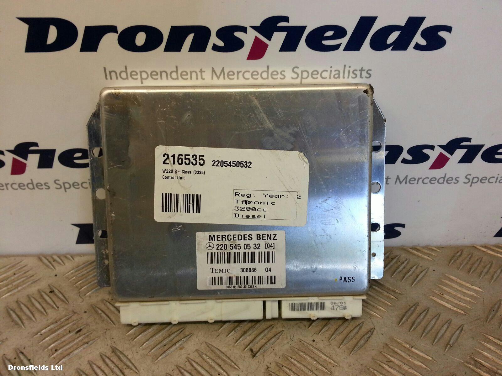 View Auto part ECU Mercedes S Class 2001