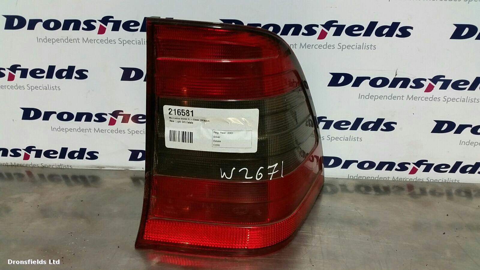 View Auto part R Taillight Mercedes C Class 2001