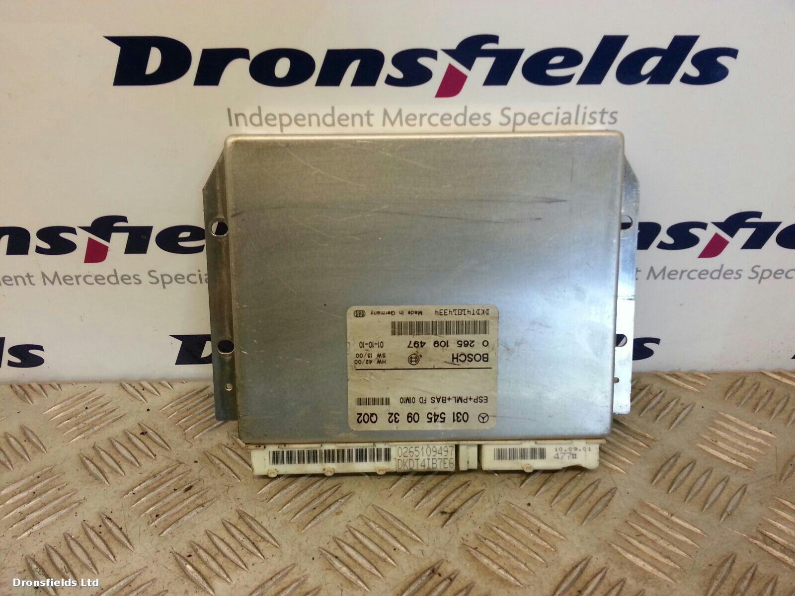 View Auto part ECU Mercedes S Class 2001