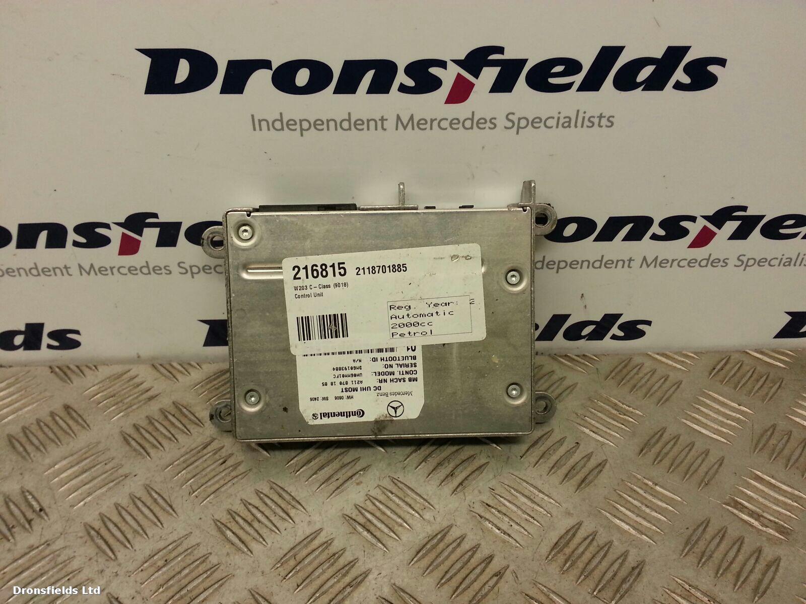 View Auto part ECU Mercedes C Class 2007