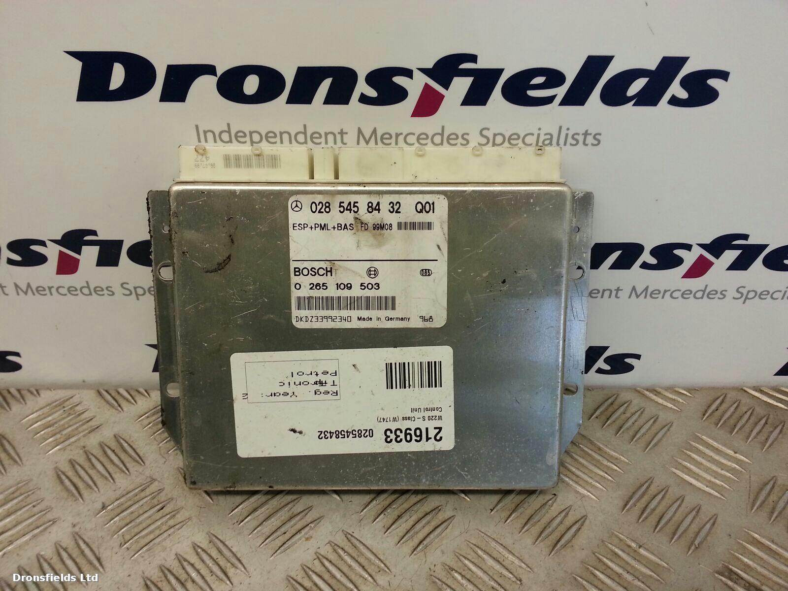 View Auto part ECU Mercedes S Class 2000