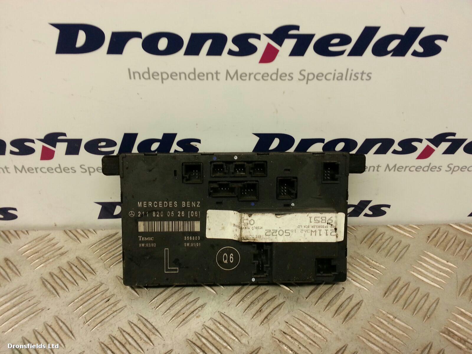 View Auto part ECU Mercedes E Class 2002