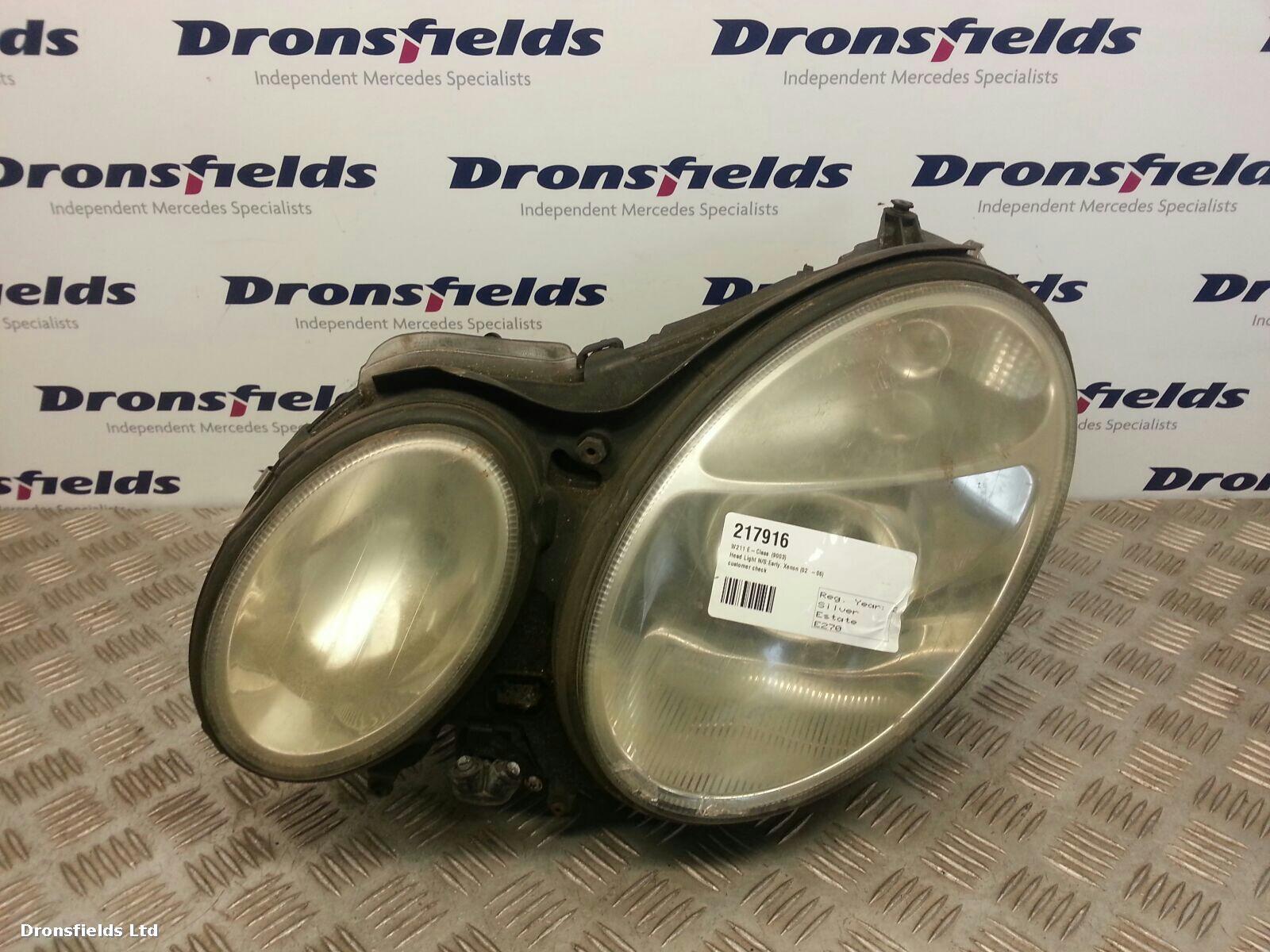 View Auto part L Headlamp Mercedes E Class 2005