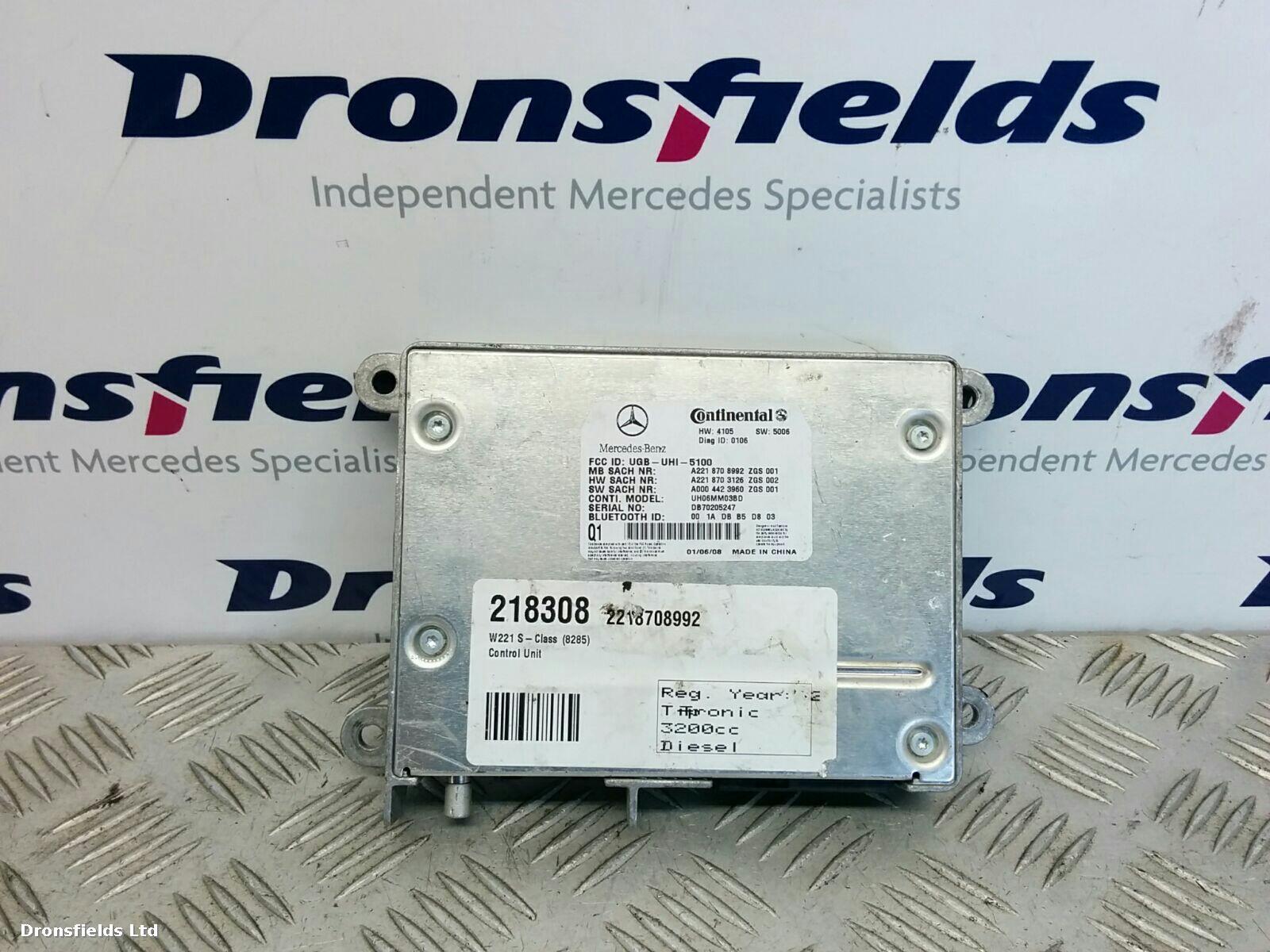 View Auto part ECU Mercedes S Class 2008