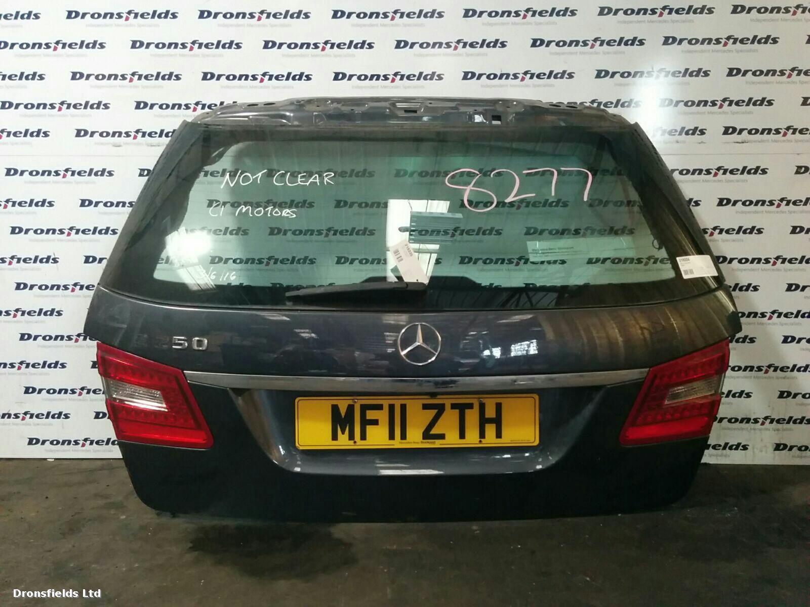 View Auto part Bootlid/Tailgate Mercedes E Class 2011