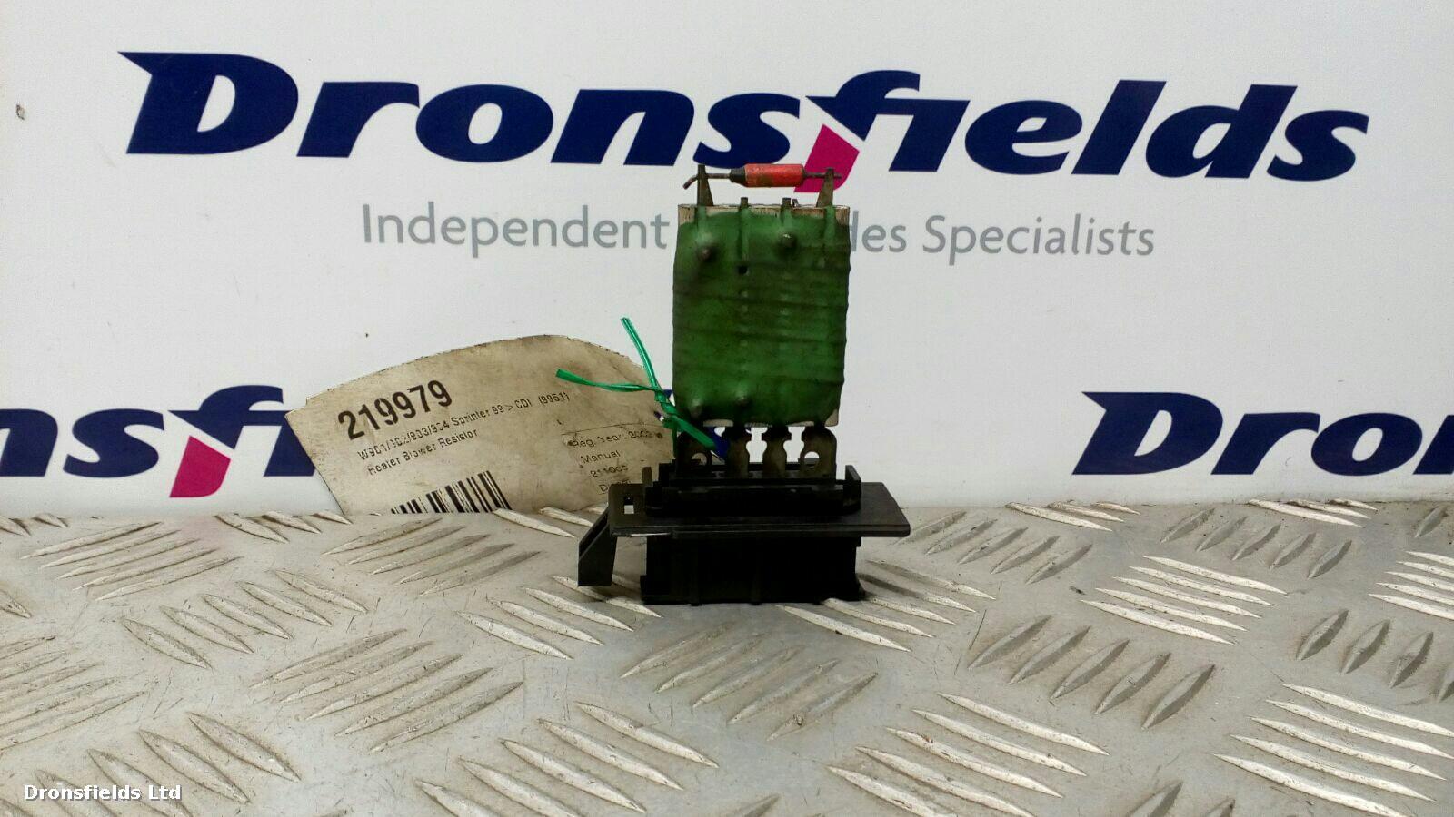 View Auto part Heater Rheostat Mercedes Sprinter 2002