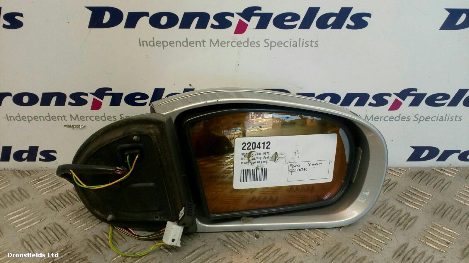 View Auto part R Door Mirror Mercedes C Class 2002