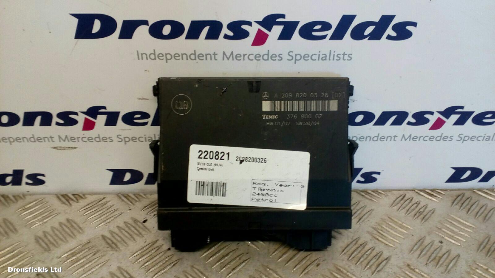 View Auto part ECU Mercedes Clk 2002