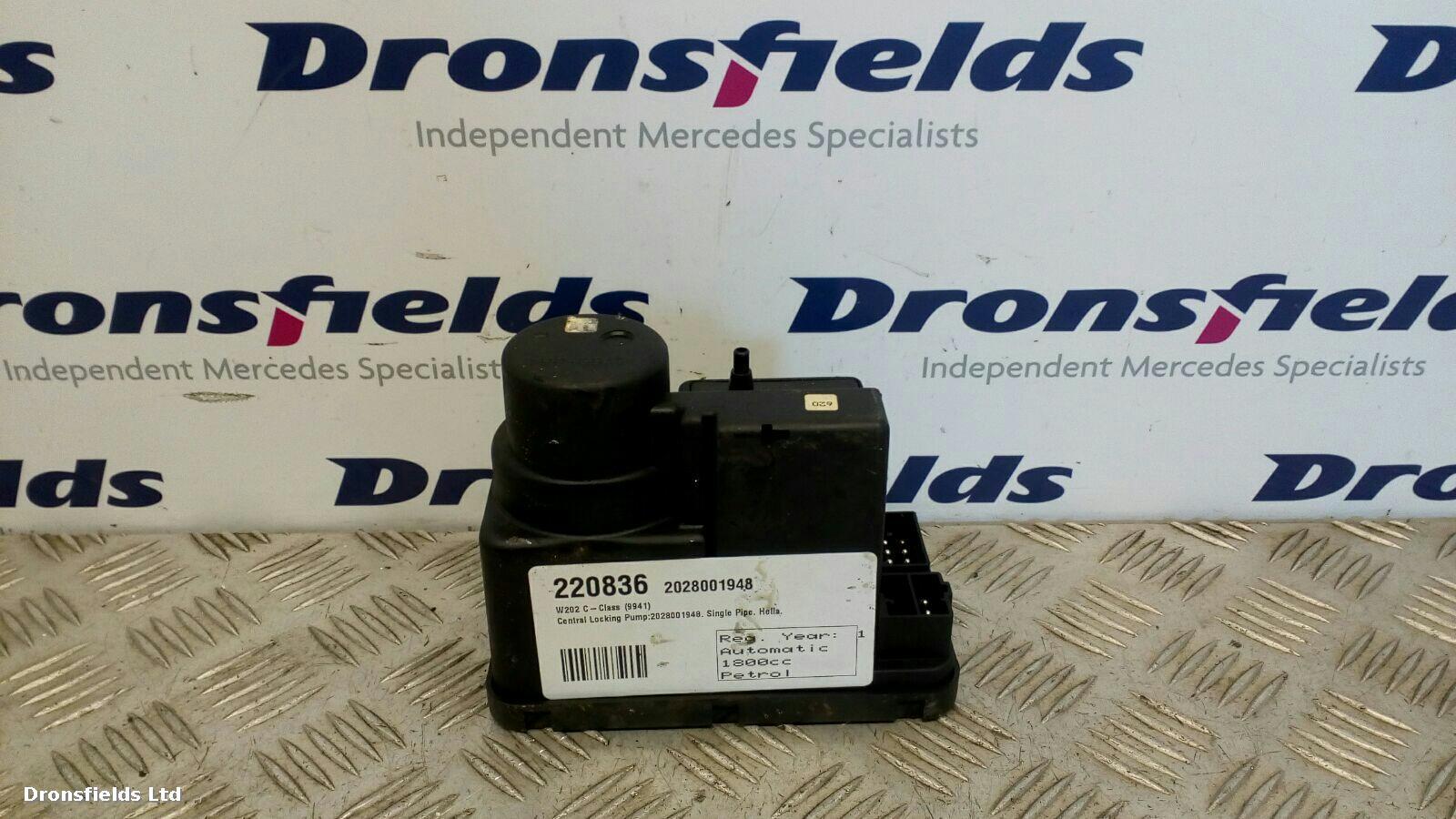 View Auto part Central Locking Vacuum Pump Mercedes C Class 1997