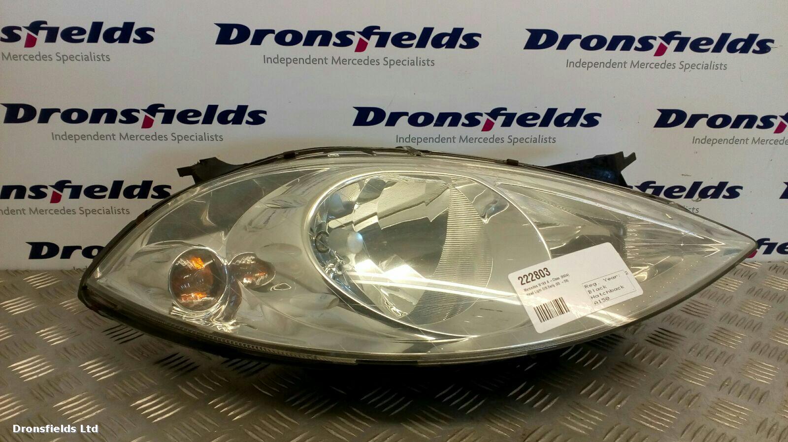 View Auto part R Headlamp Mercedes A Class 2005