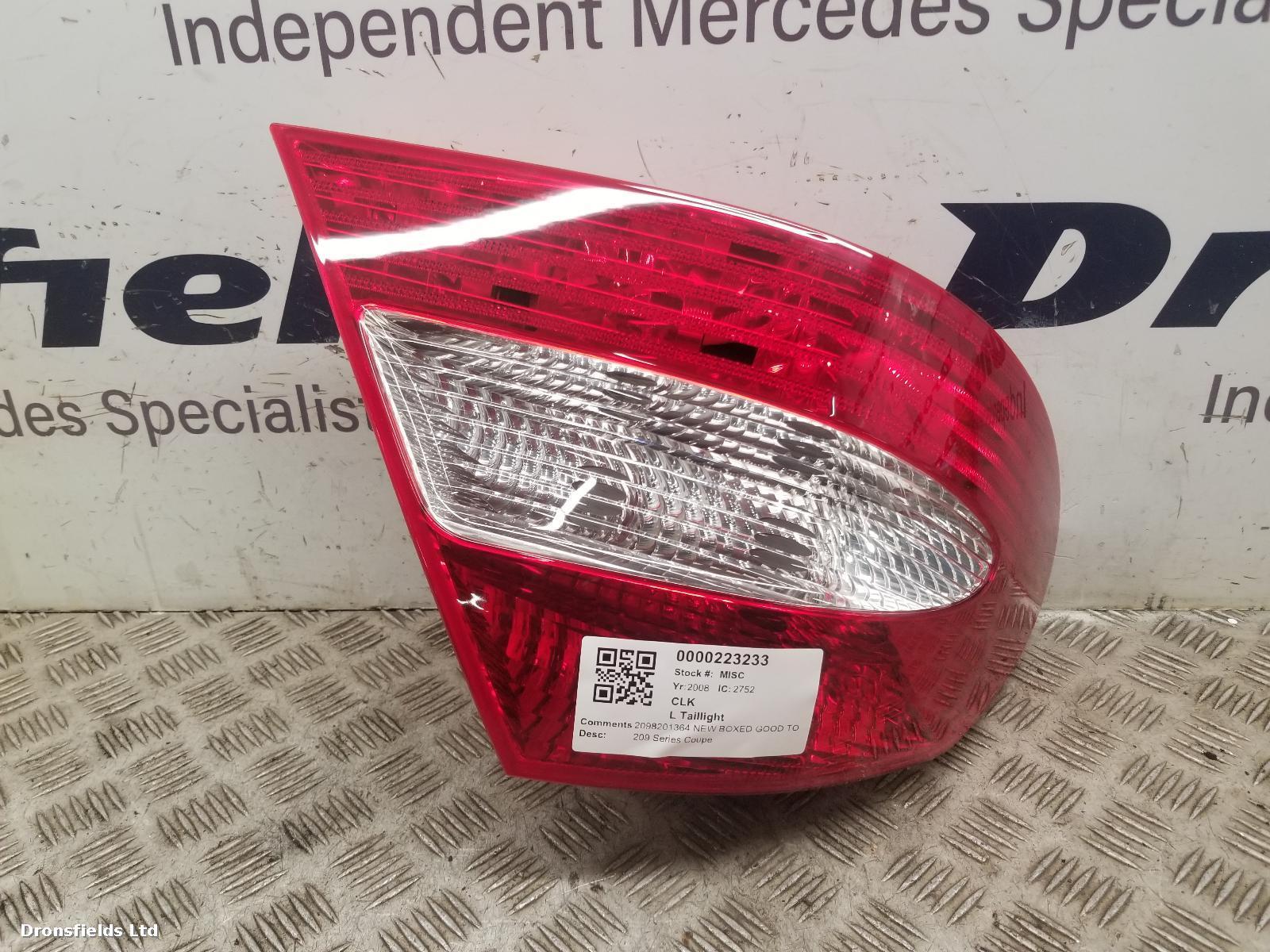 View Auto part L Taillight Mercedes Clk 2008