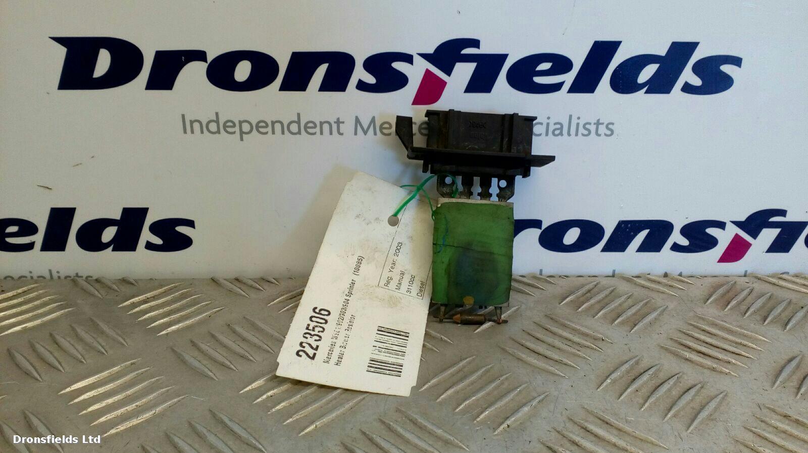 View Auto part Heater Rheostat Mercedes Sprinter 2003
