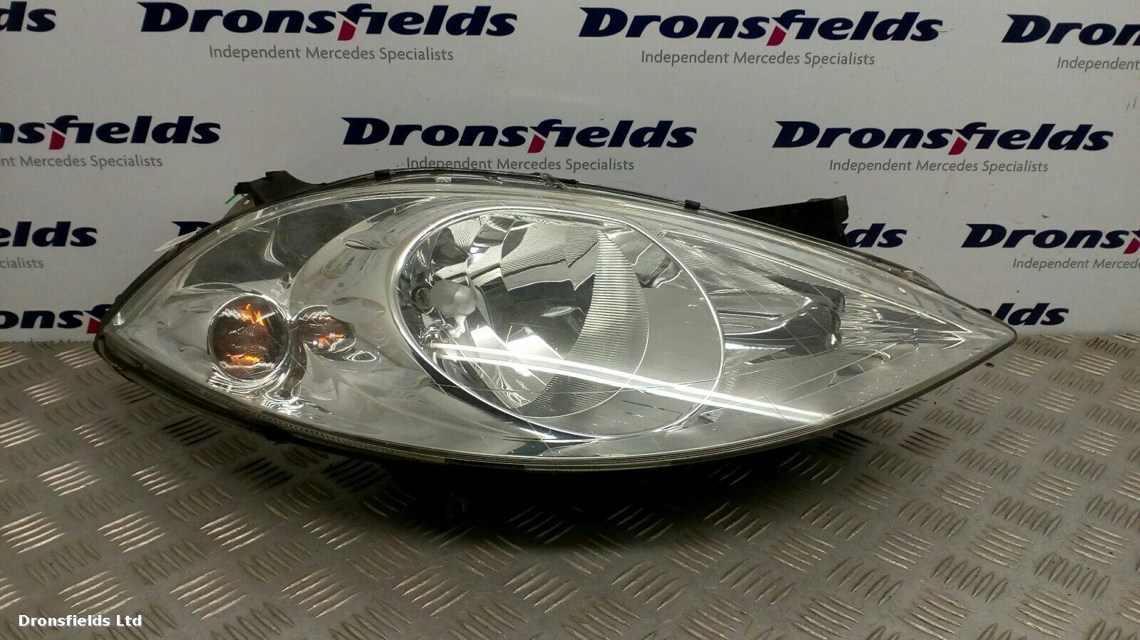 View Auto part R Headlamp Mercedes A Class 2006