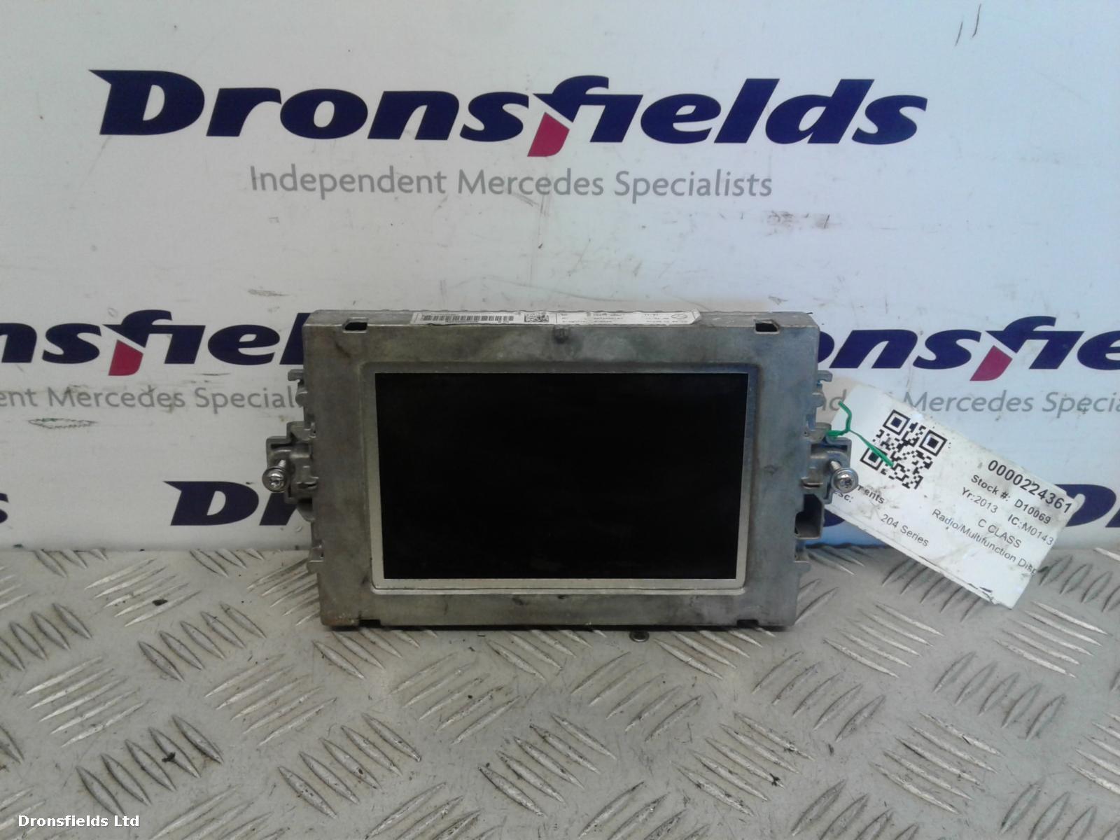 View Auto part Radio Display Mercedes C Class 2013