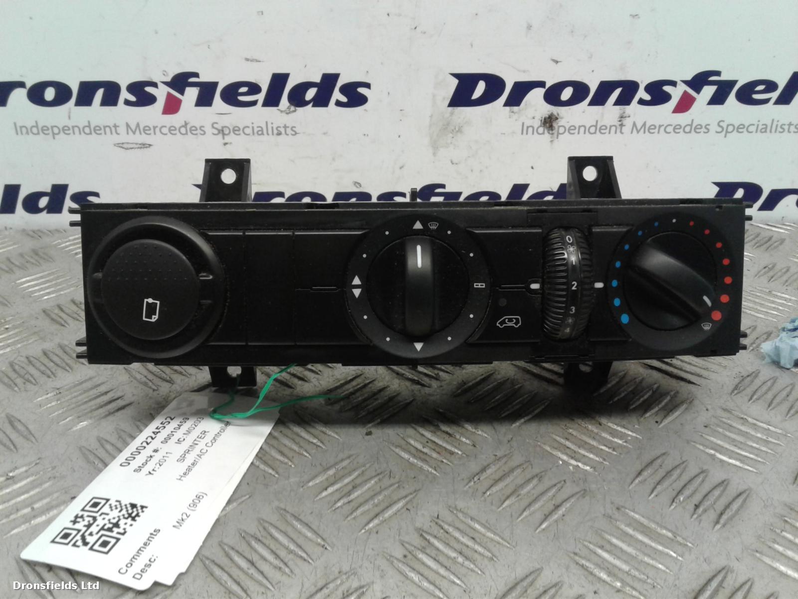 View Auto part Heater/AC Controller Mercedes Sprinter 2011