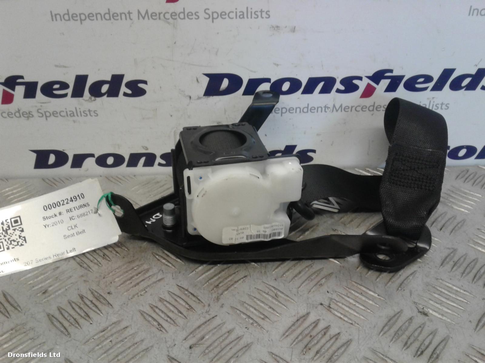 View Auto part Seat Belt Mercedes Clk 2010