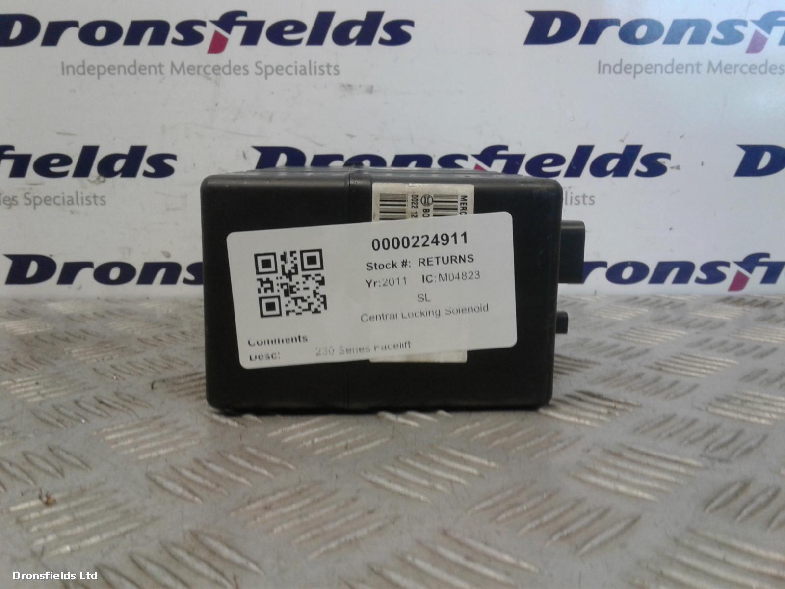 View Auto part Central Locking Solenoid Mercedes Sl 2011