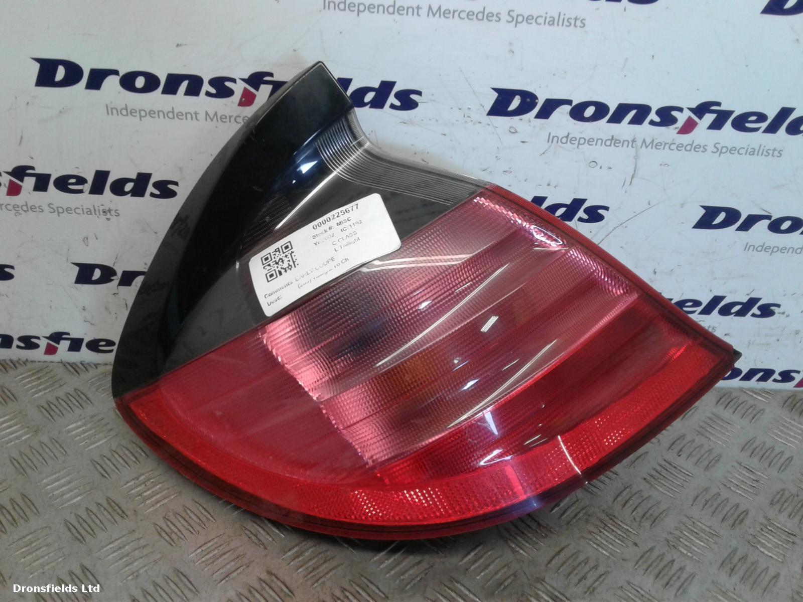 View Auto part L Taillight Mercedes C Class 2002