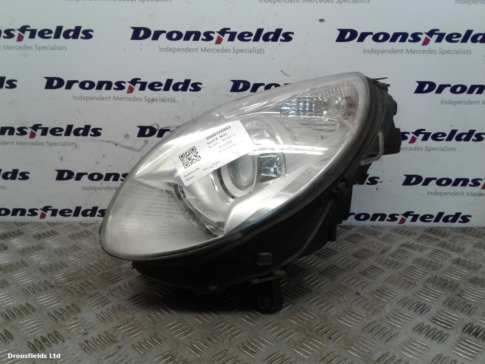 View Auto part R Headlamp Mercedes R Class 2011